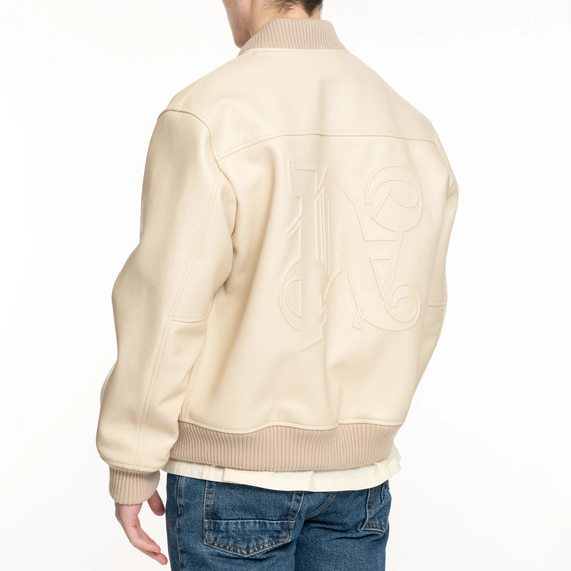 Monogram Leather Bomber - Image 4
