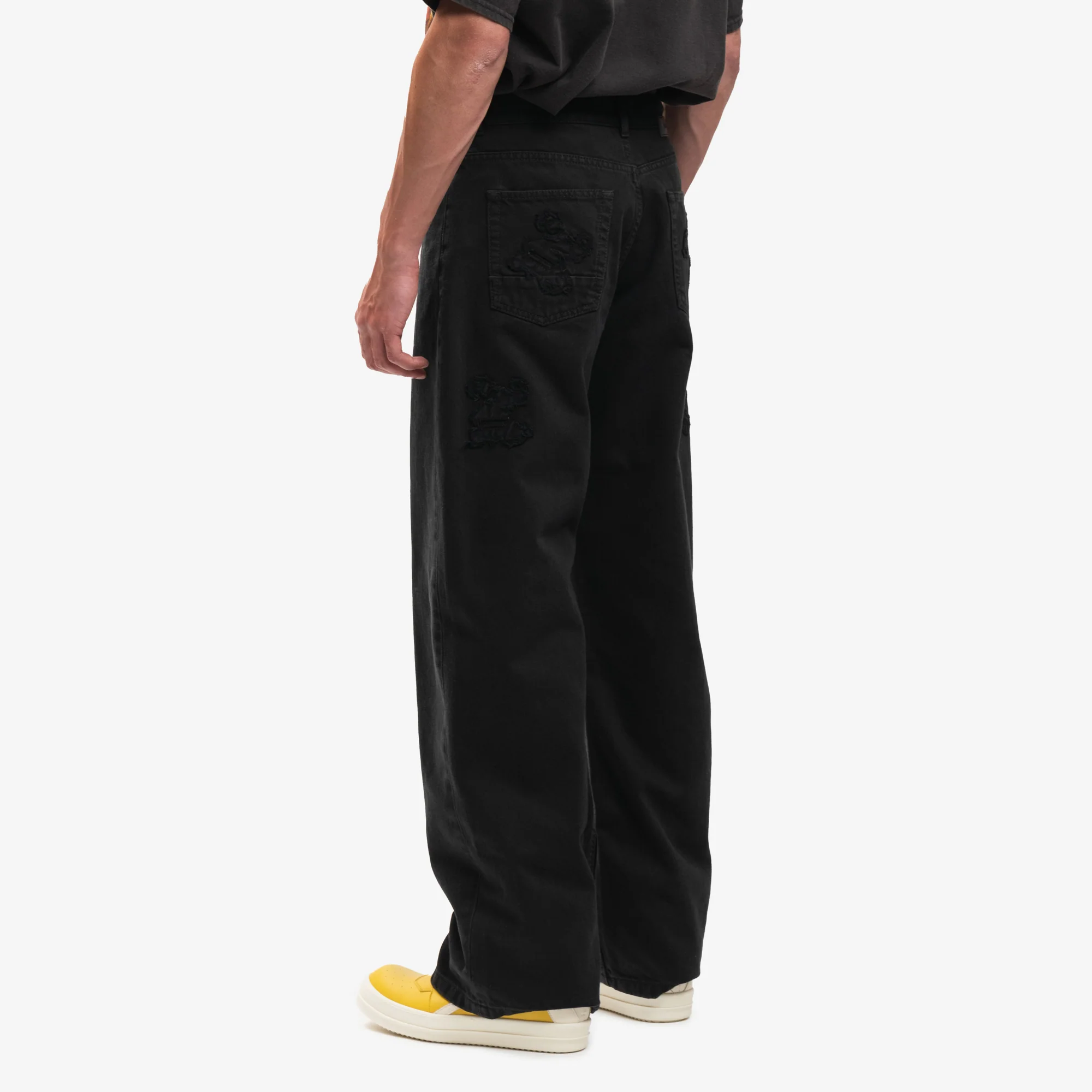 Monogram Loose Jeans - Image 4