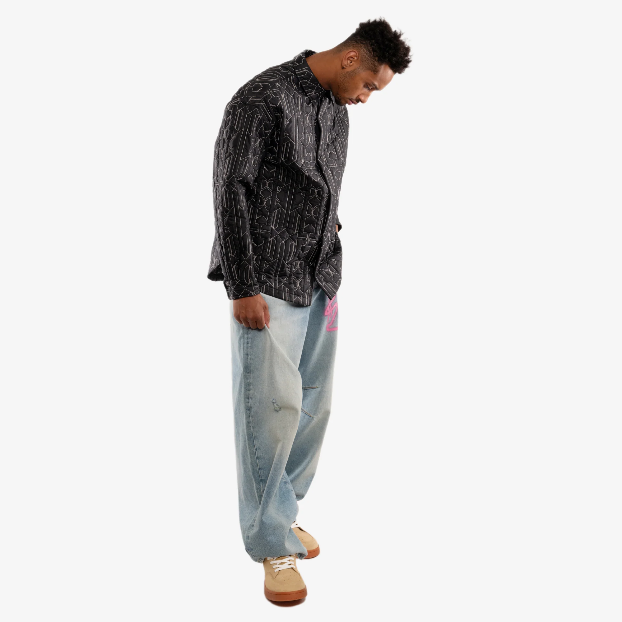 Monogram Quilted Overshirt - Image 2