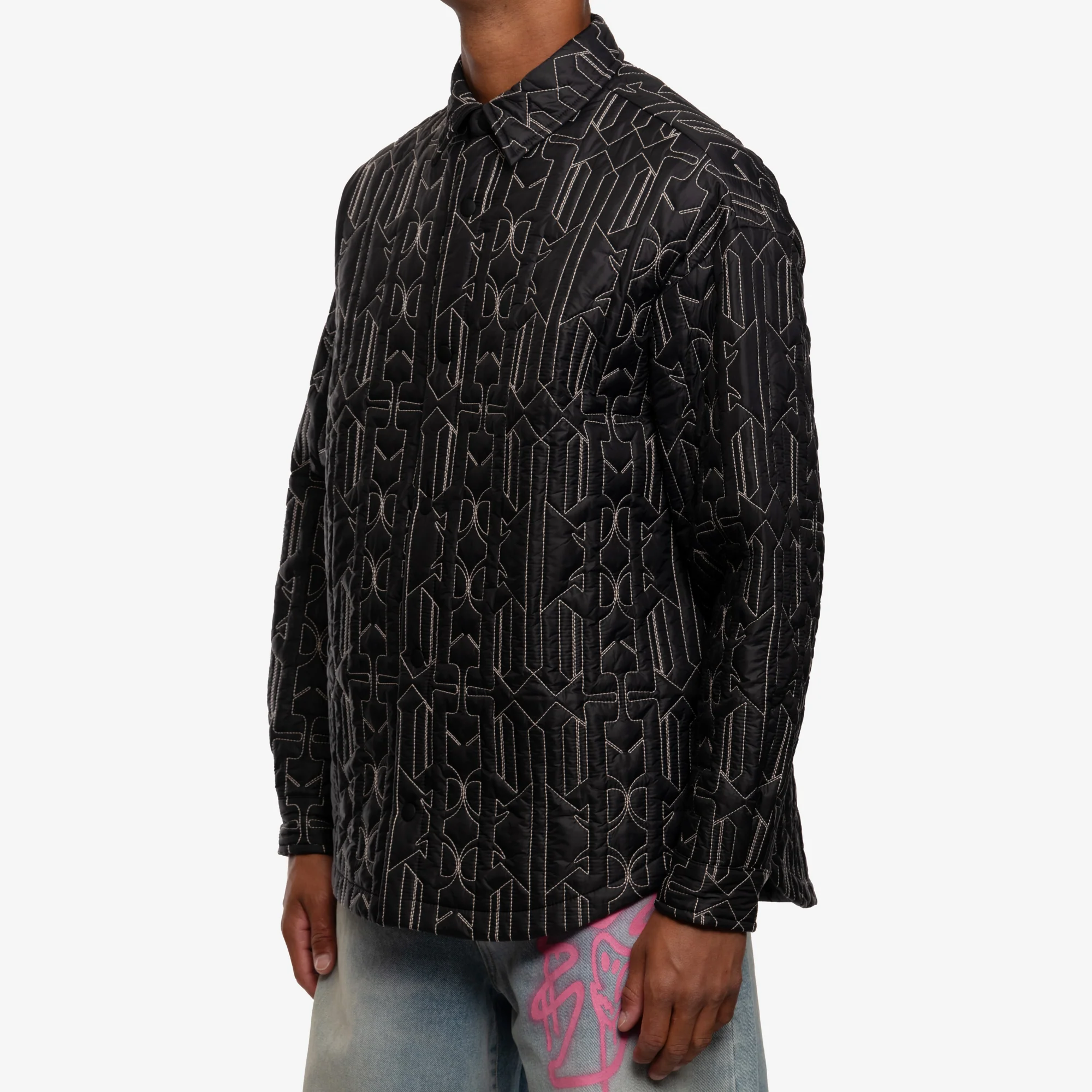 Monogram Quilted Overshirt - Image 3