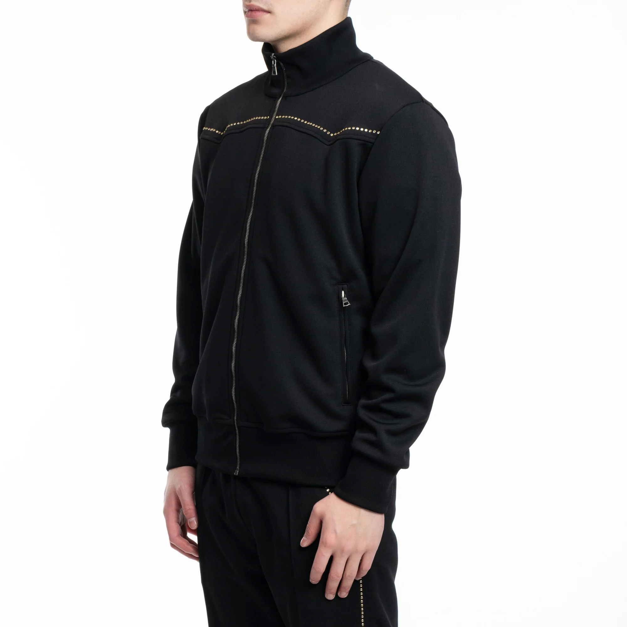 Monogram Stud Track Jacket - Image 3
