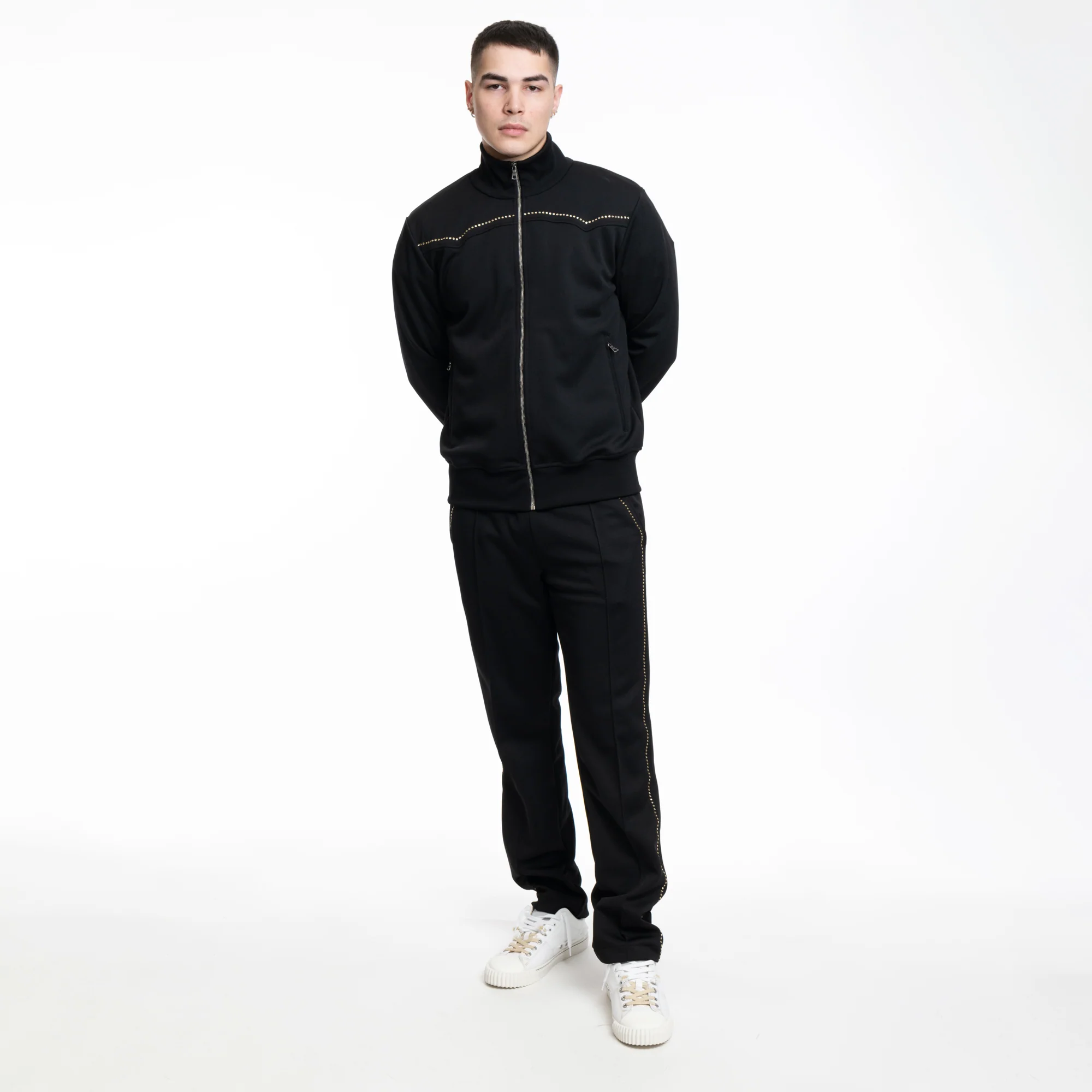 Monogram Stud Track Pants - Image 2