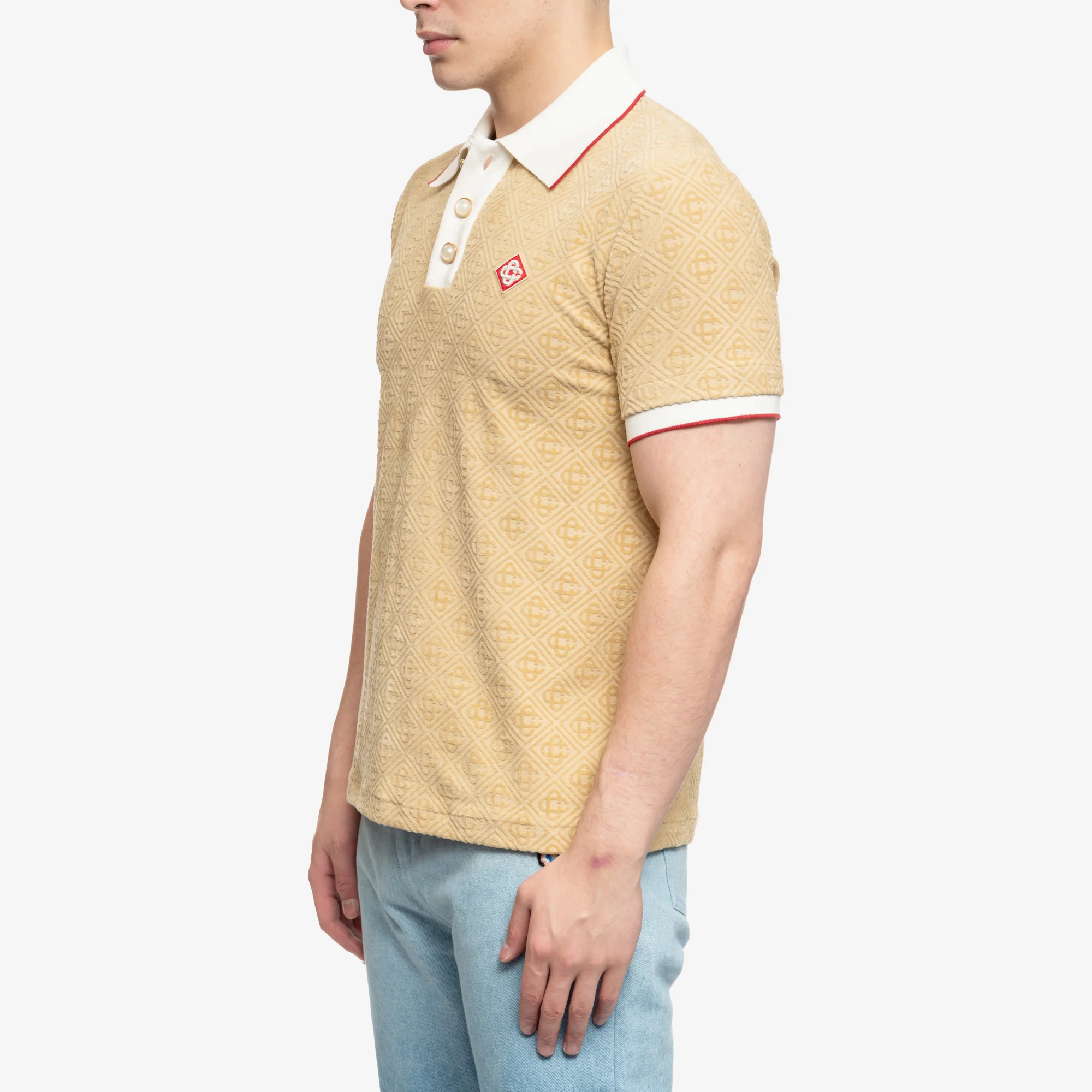 Monogram Velour Polo - Image 3