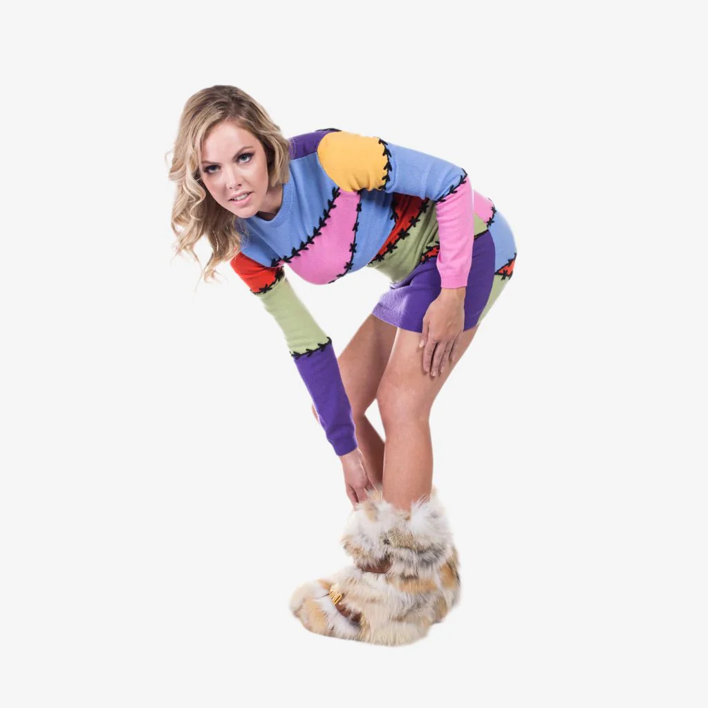 Womens Baseball Stitch Dress - Image 4