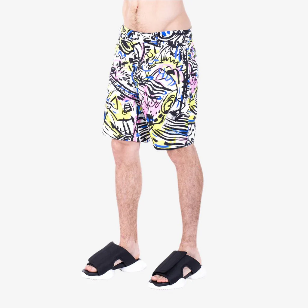 Multi Color Graffiti Shorts - Image 3