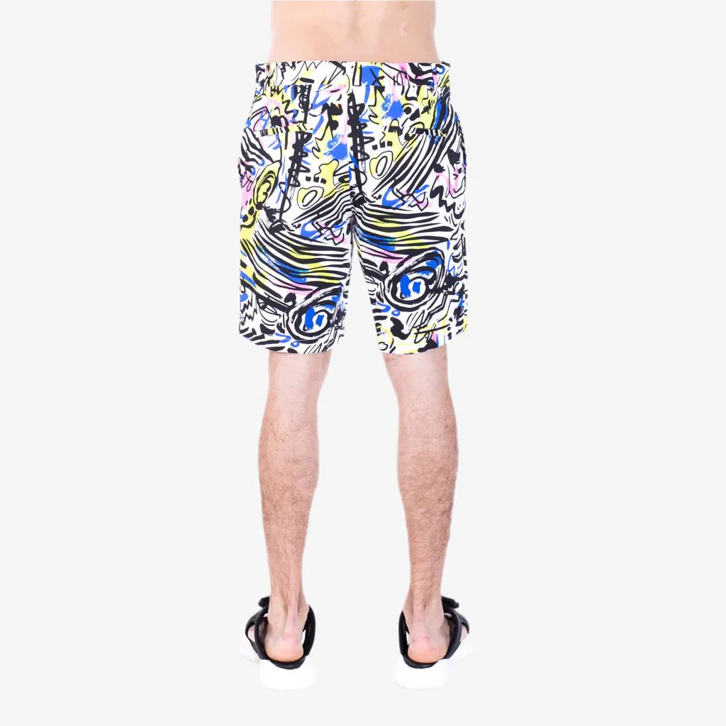 Multi Color Graffiti Shorts - Image 4