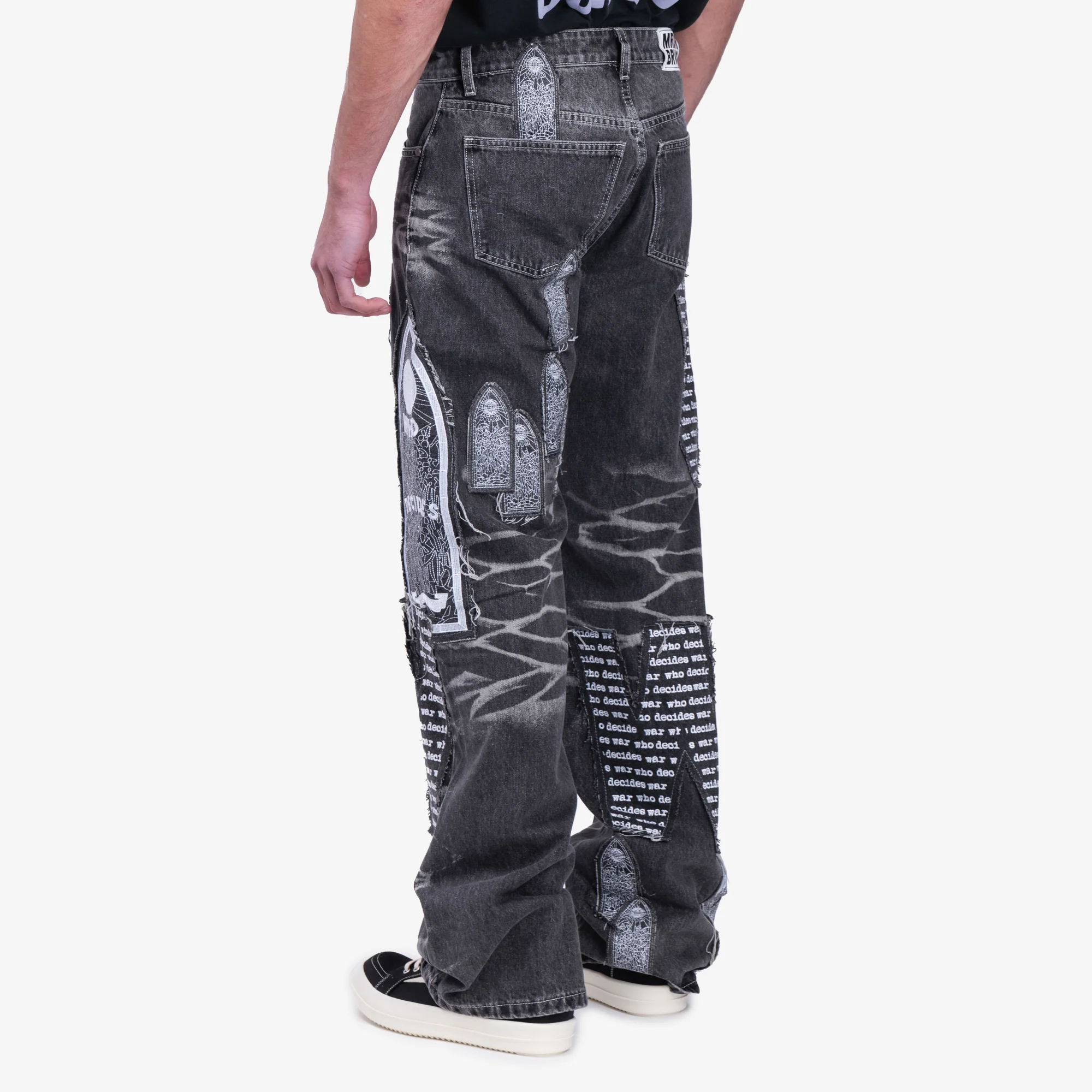Motif Patched Jeans - Image 4