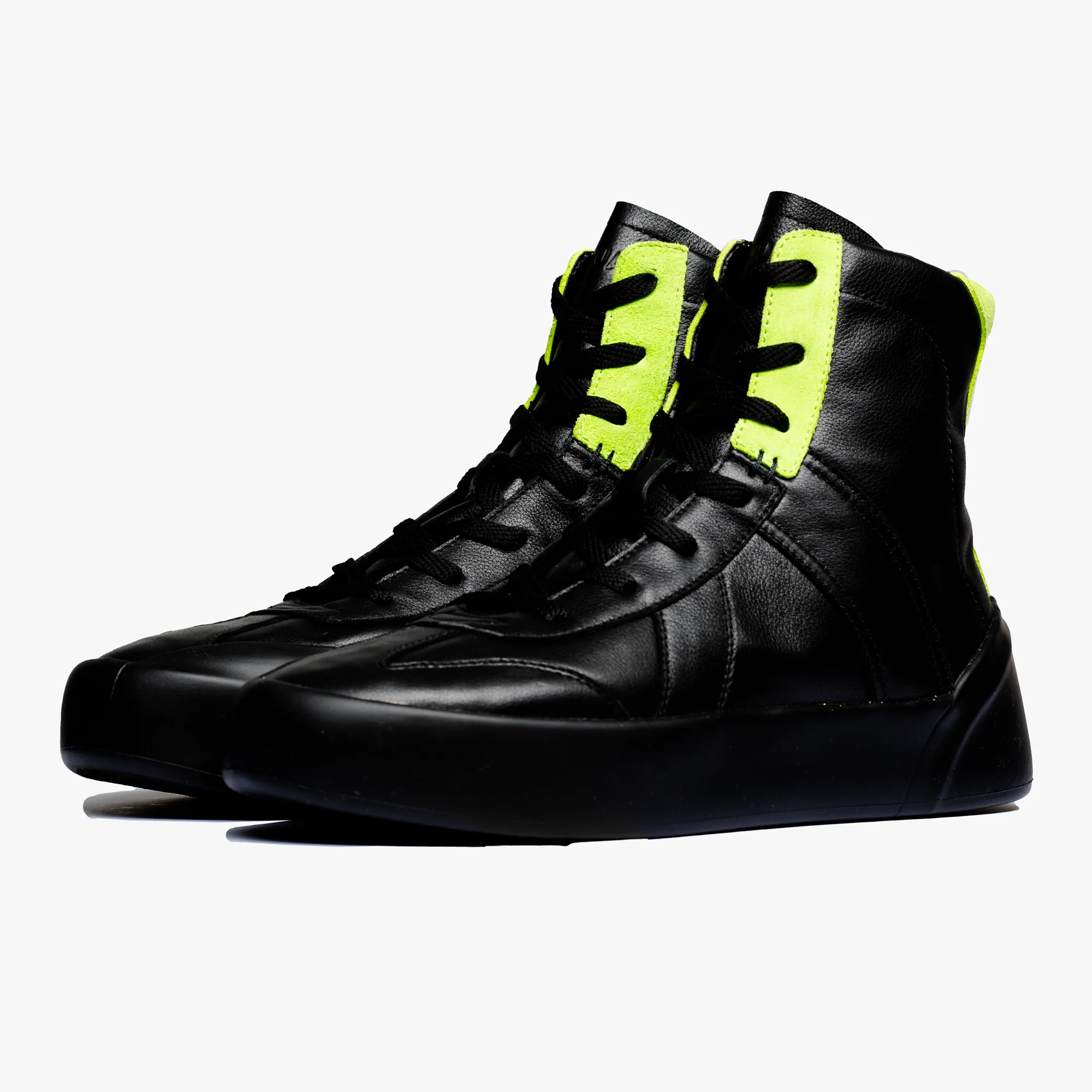 Neon Stripe Sandal Boots - Image 4