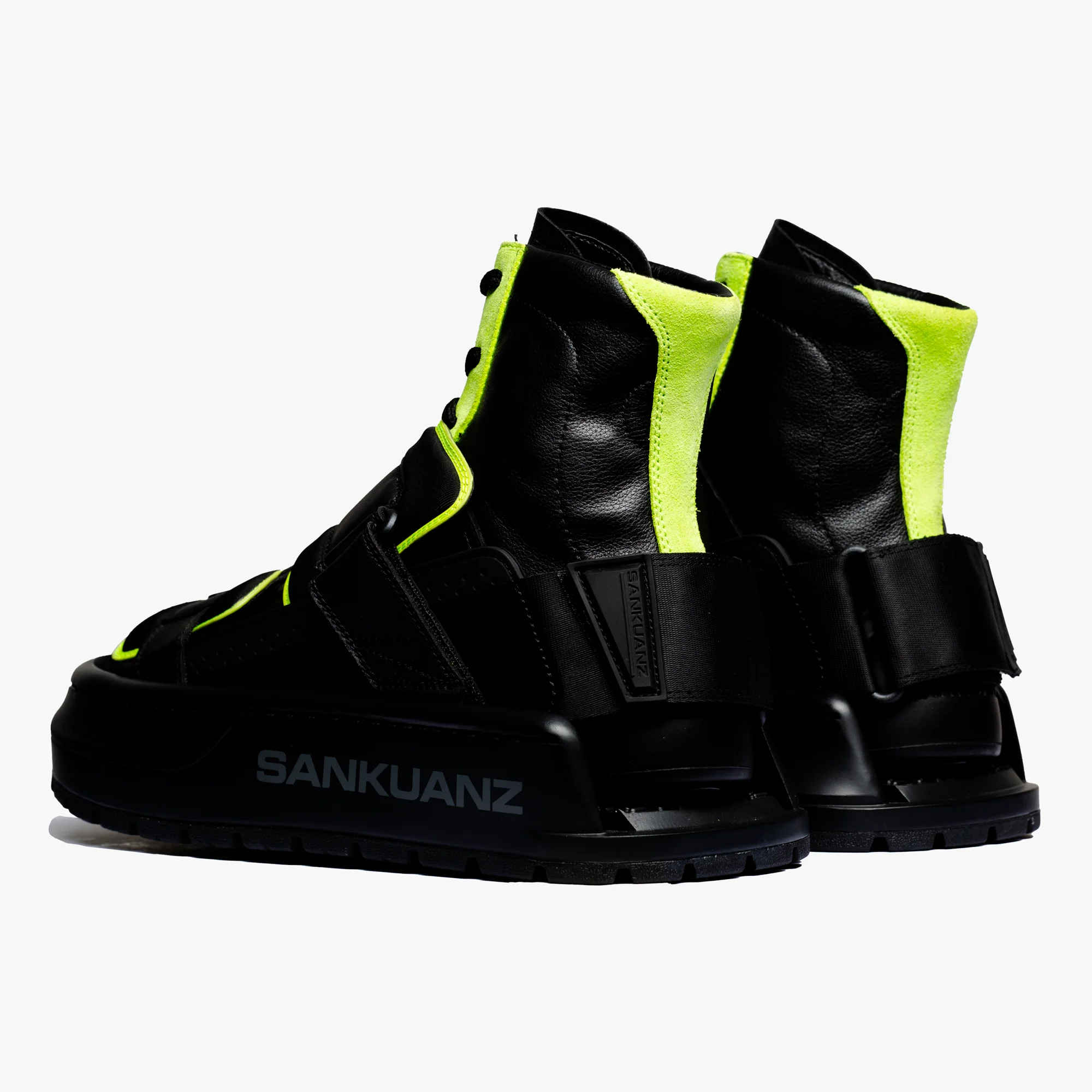 Neon Stripe Sandal Boots - Image 9