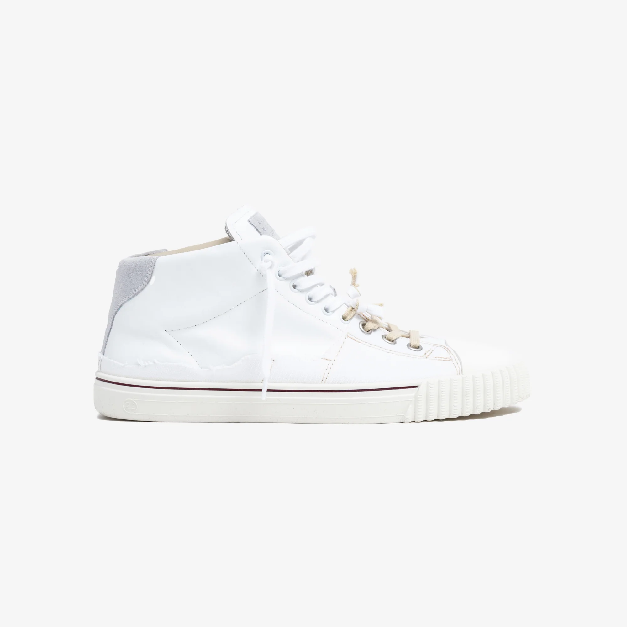 New Evolution Mid White Sneakers - Image 3