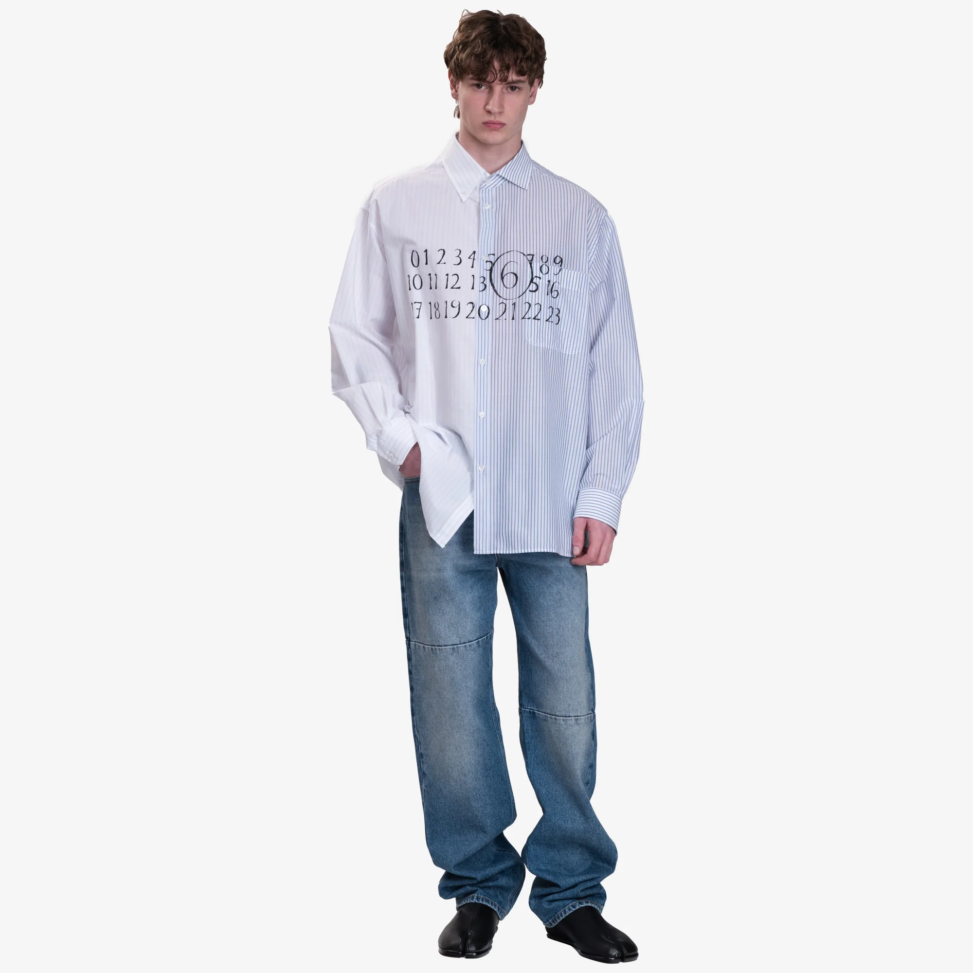 Numeric Asymmetric Shirt - Image 2
