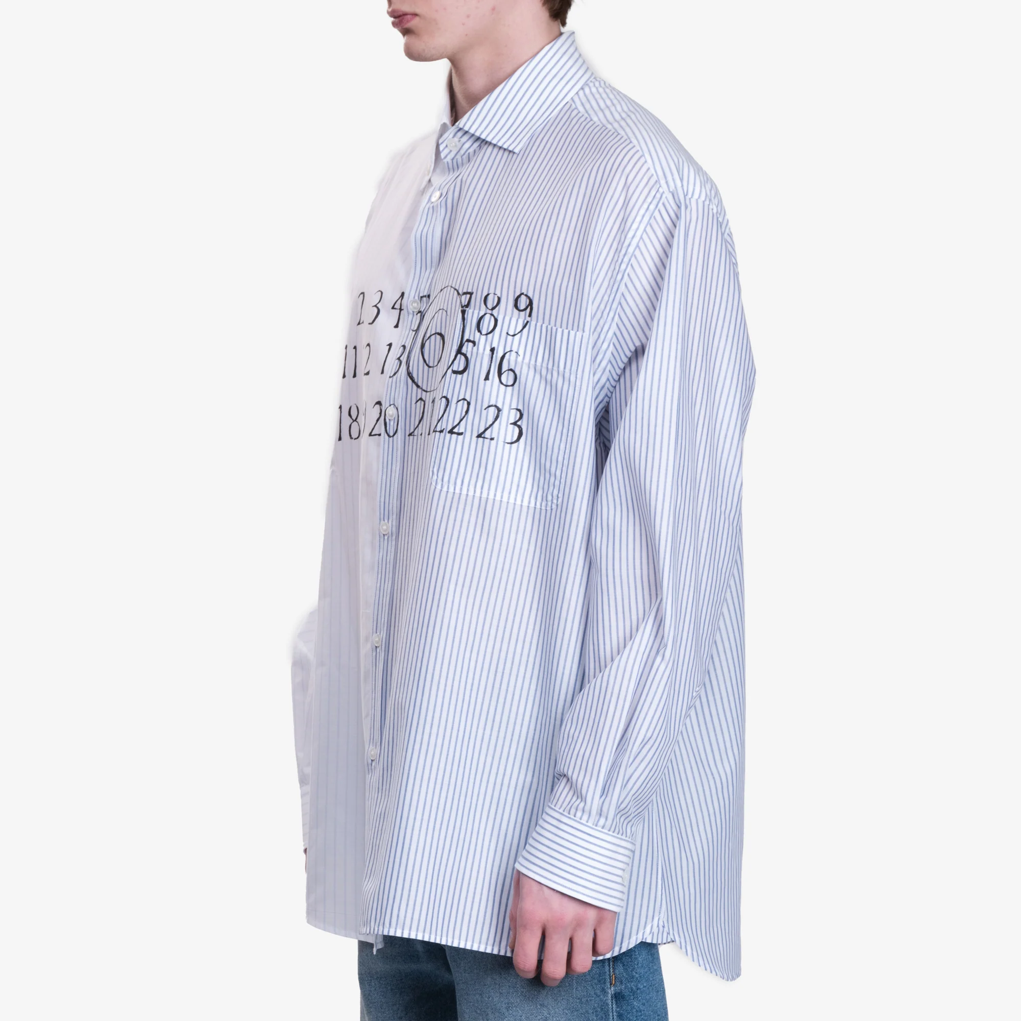 Numeric Asymmetric Shirt - Image 3