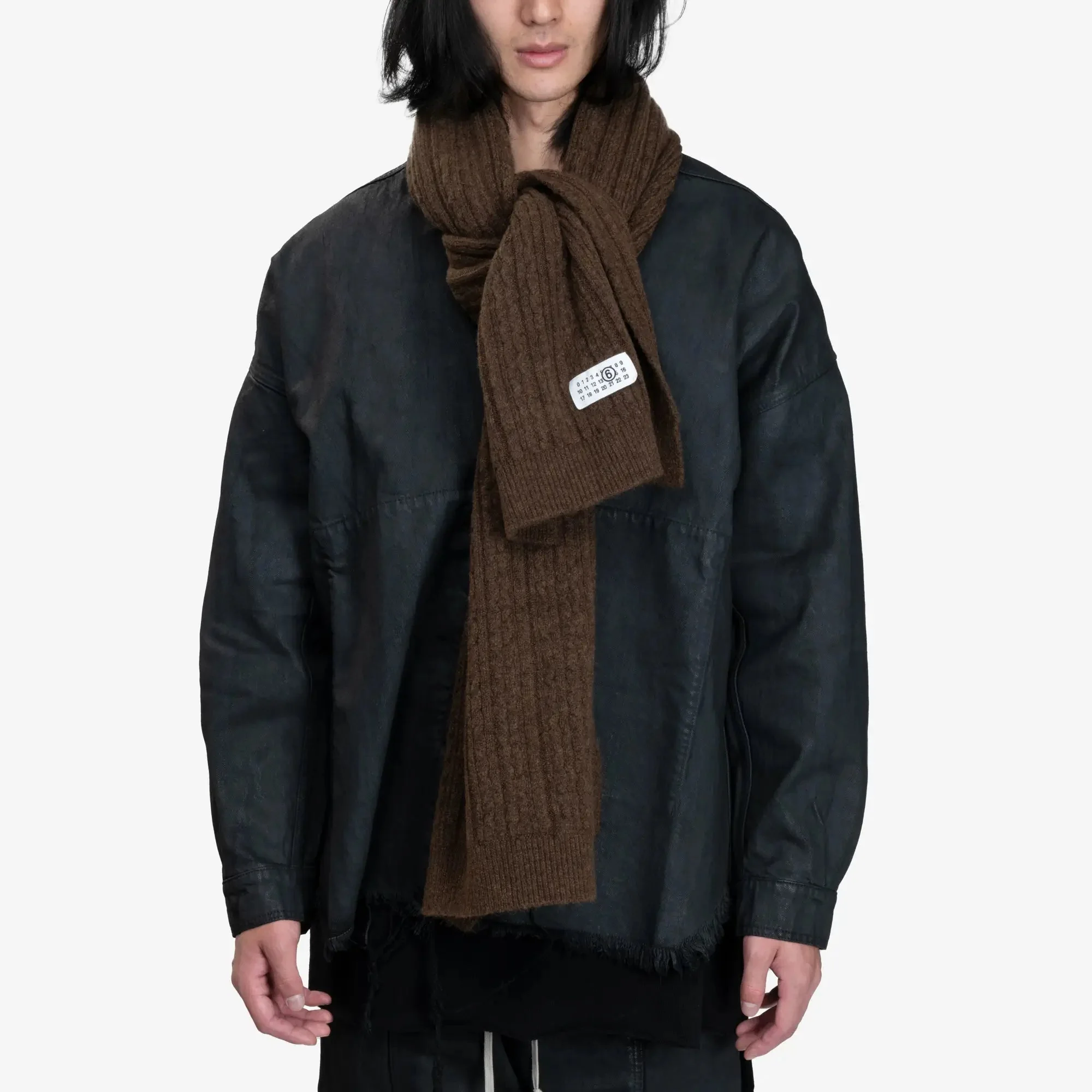 Numeric Knit Scarf - Image 2