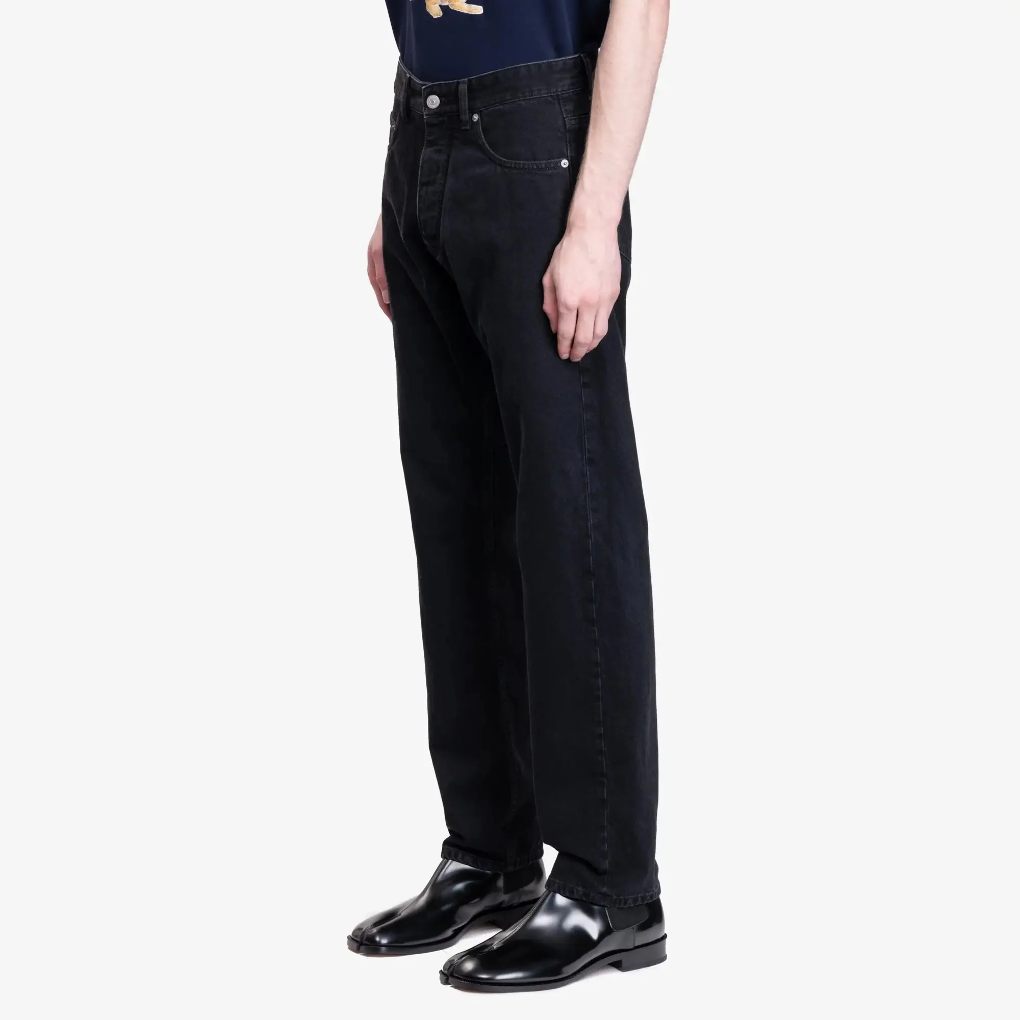 Numeric Logo Straight Leg Jeans - Image 3