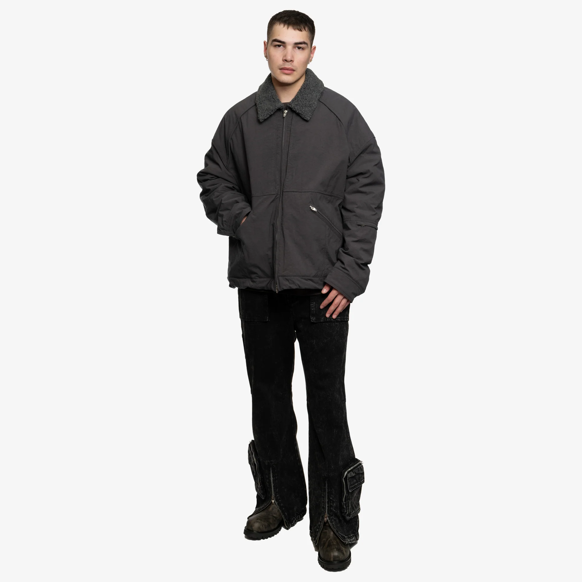 Nylon Deck Jacket - Image 2