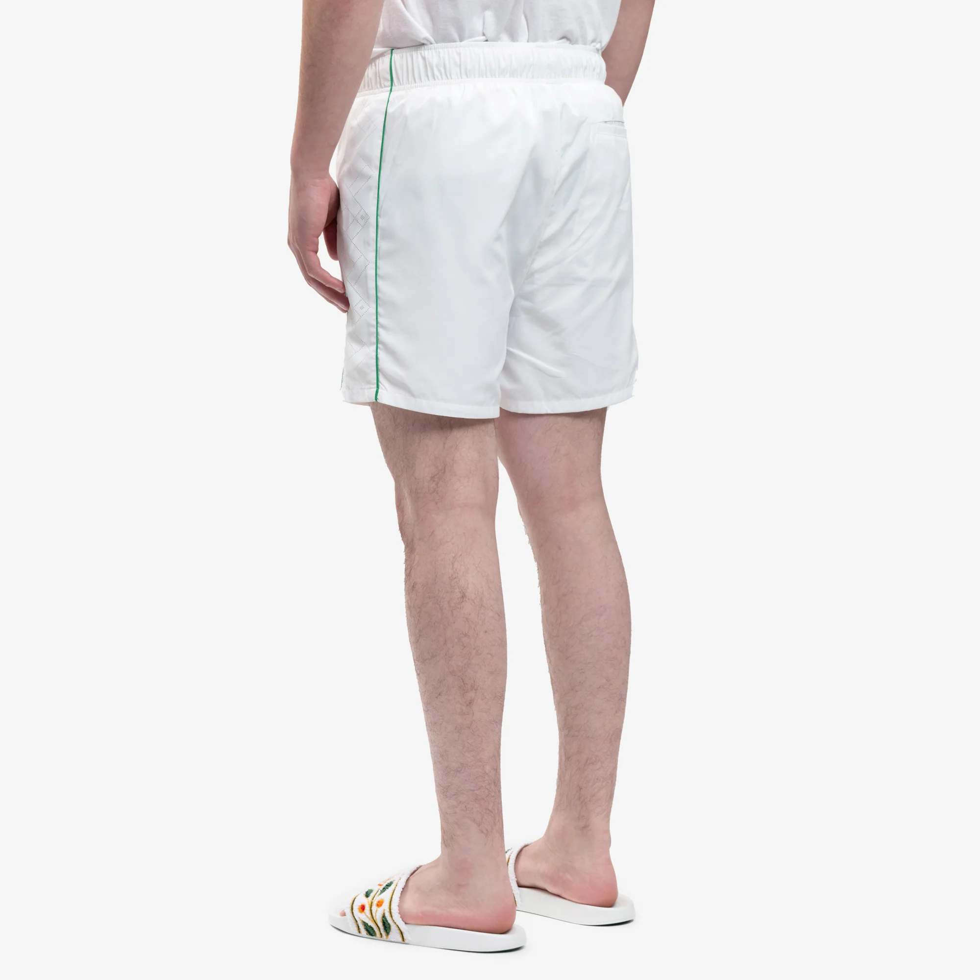 Nylon Laser Cut Track Shorts - Image 4