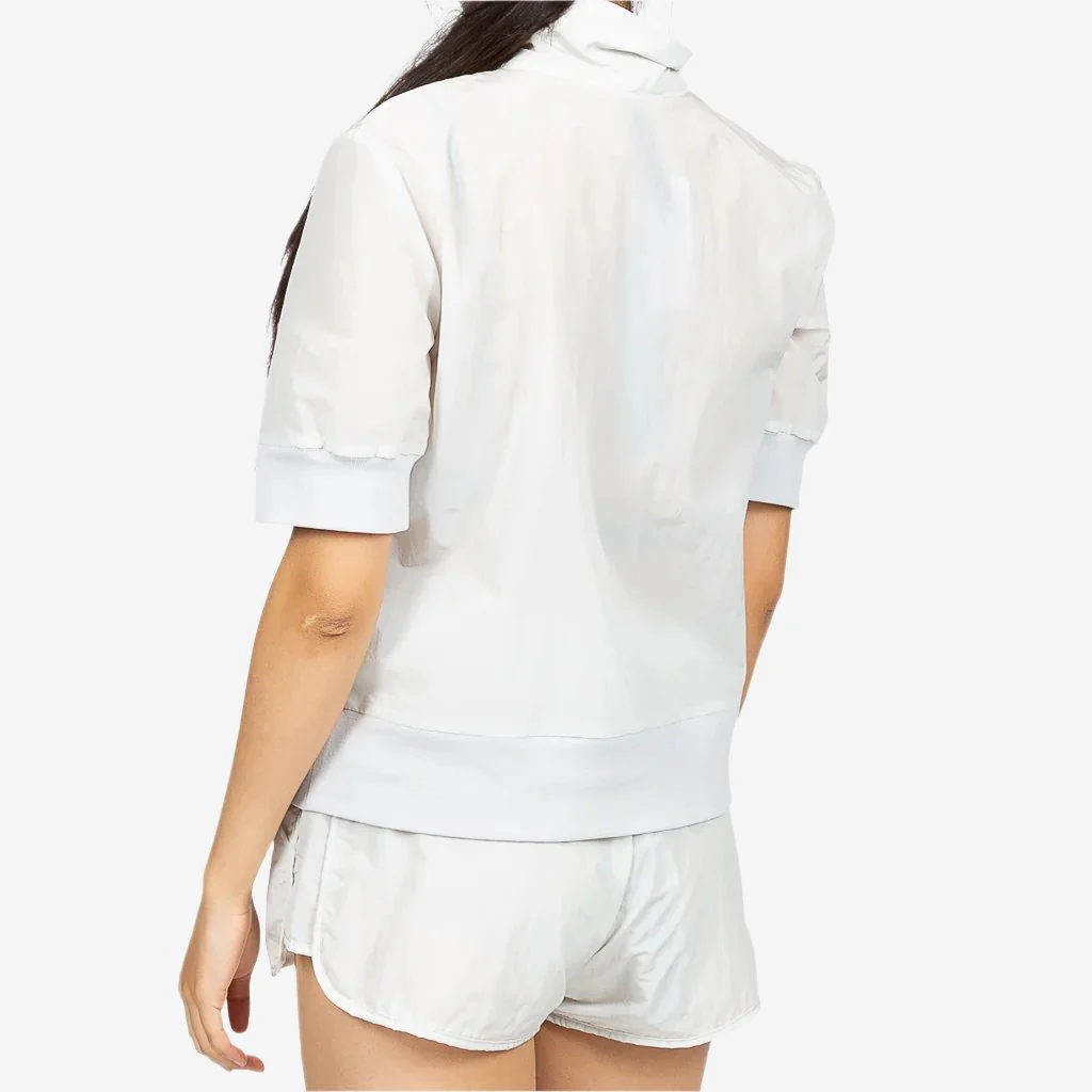 Womens Nylon Mock Neck Half Zip - Image 2