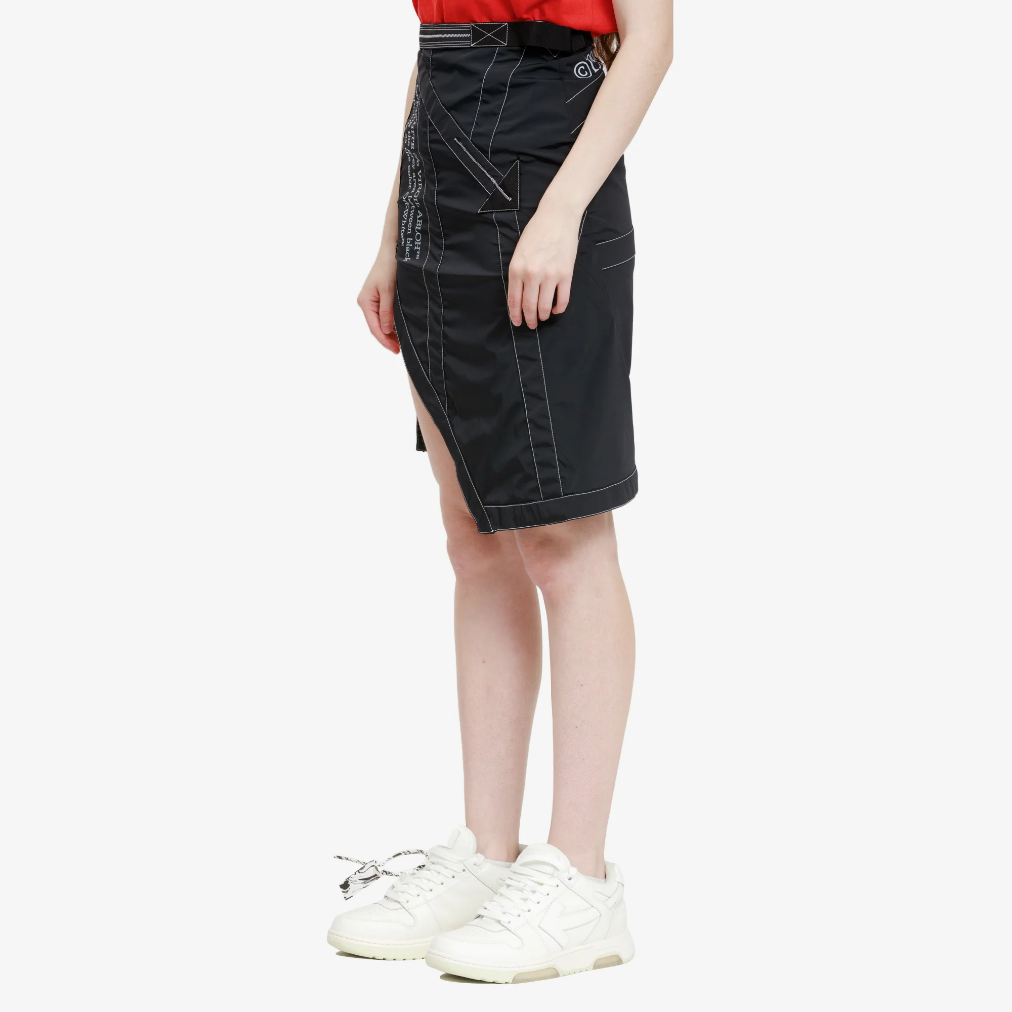 Womens Nylon Parachute Skirt - Image 3