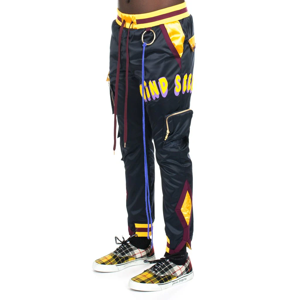 Nylon Patch Rib Sweatpants - Image 2