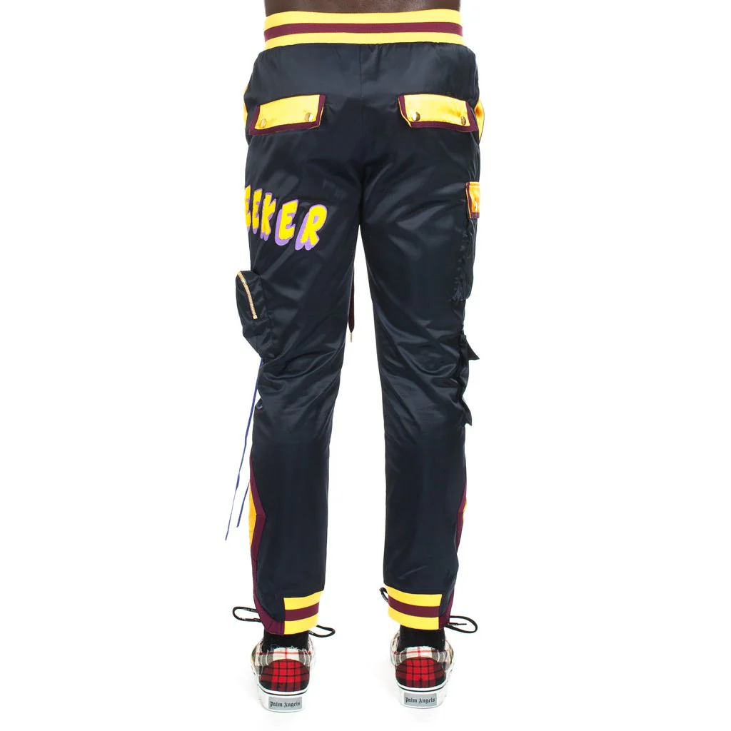 Nylon Patch Rib Sweatpants - Image 3