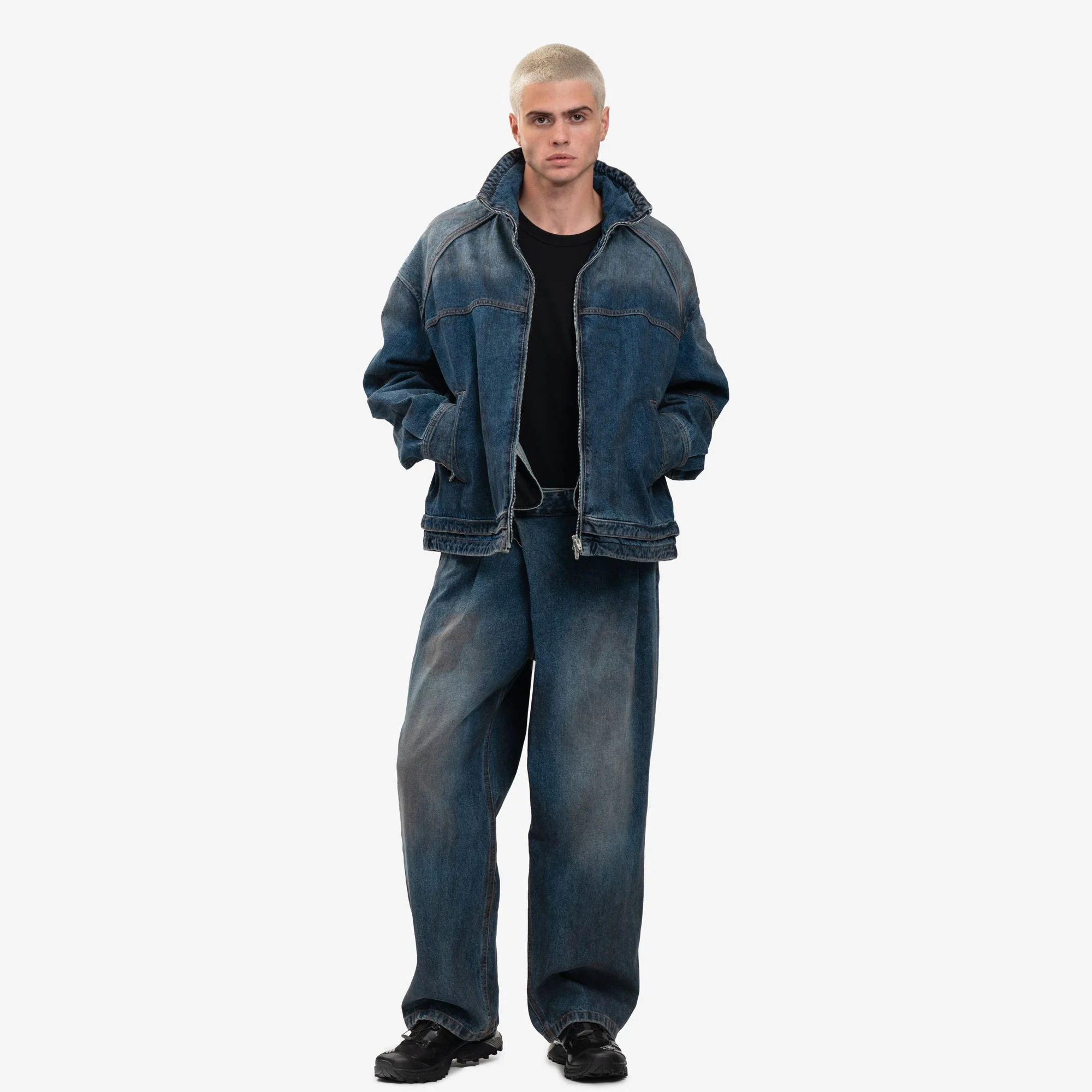 Oil Washed Denim Jacket - Image 2