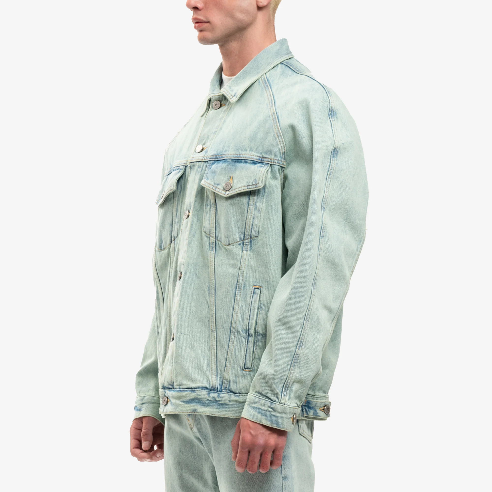 Overdyed Logo Denim Jacket - Image 3
