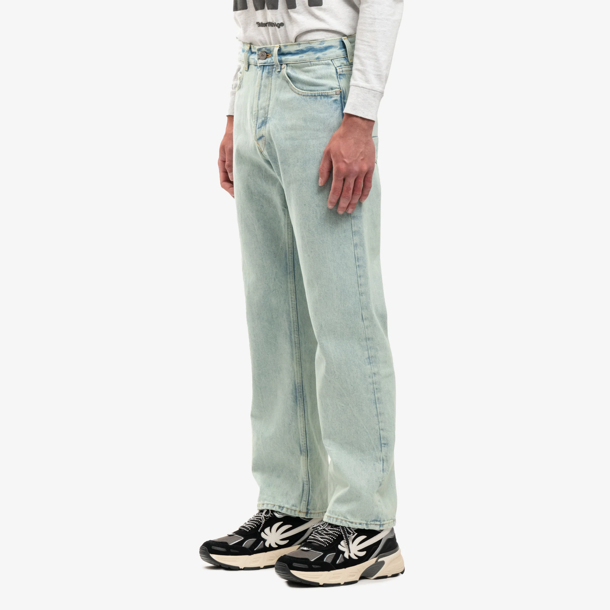 Overdyed Logo Denim Pants - Image 3