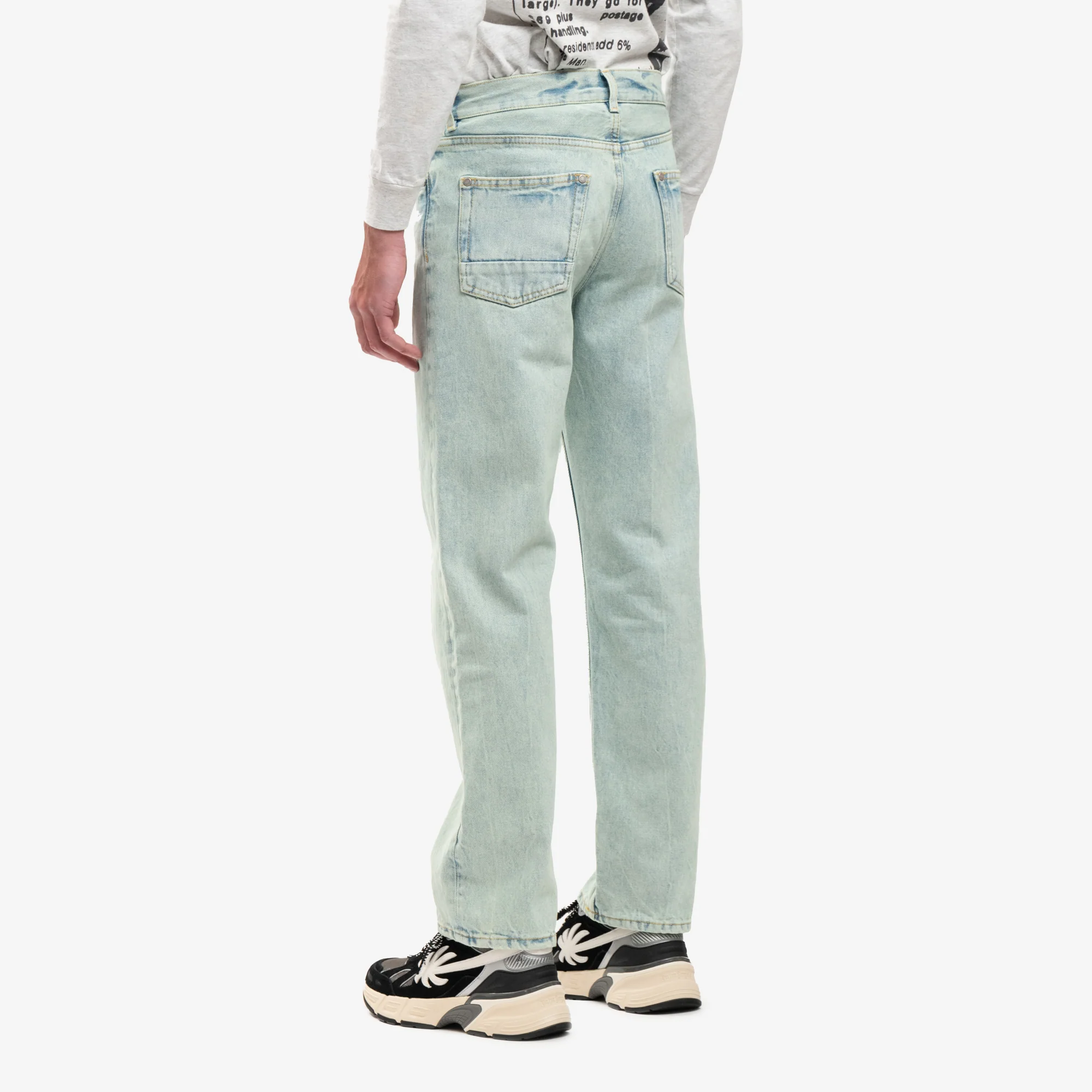 Overdyed Logo Denim Pants - Image 4