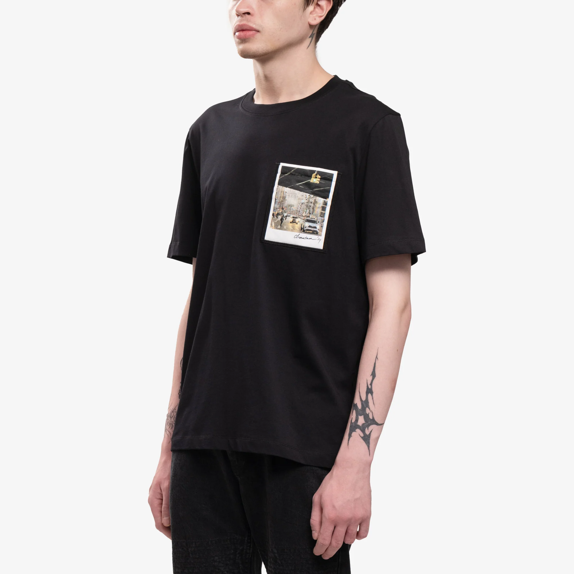 Overpass Postcard Pocket T-Shirt - Image 3
