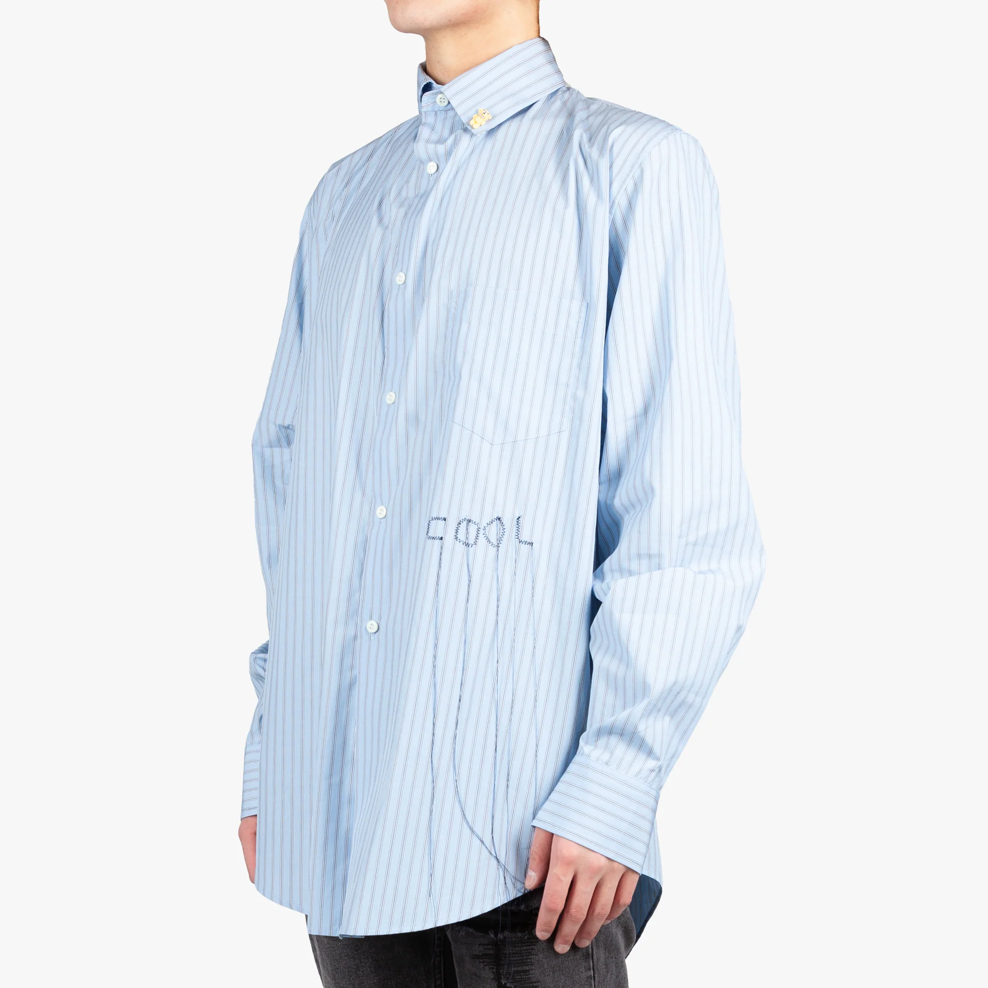Oversize Striped Shirt - Image 3