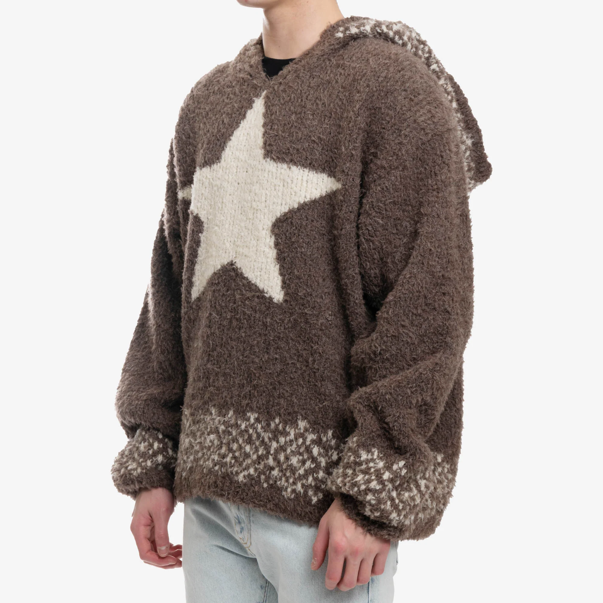 Oversized Star Knit Hoody - Image 3