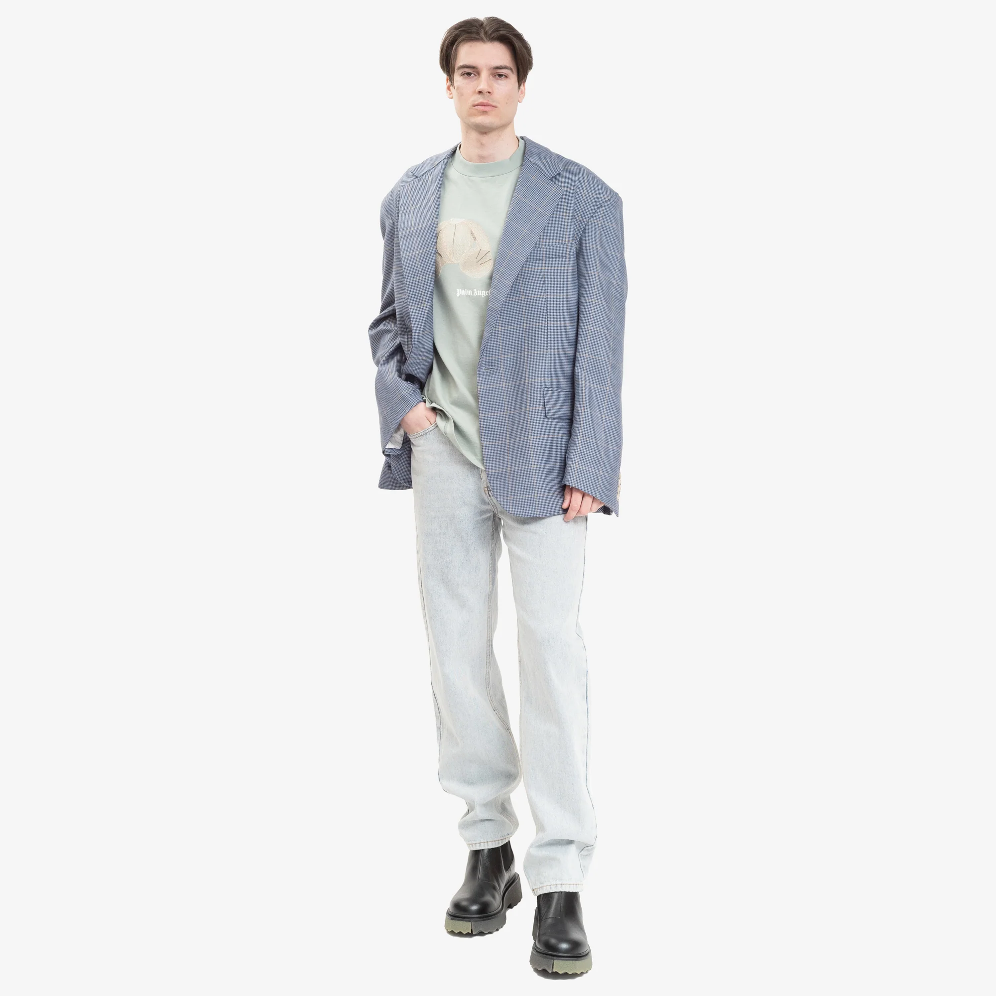 Oversized Zipped Blazer - Image 2