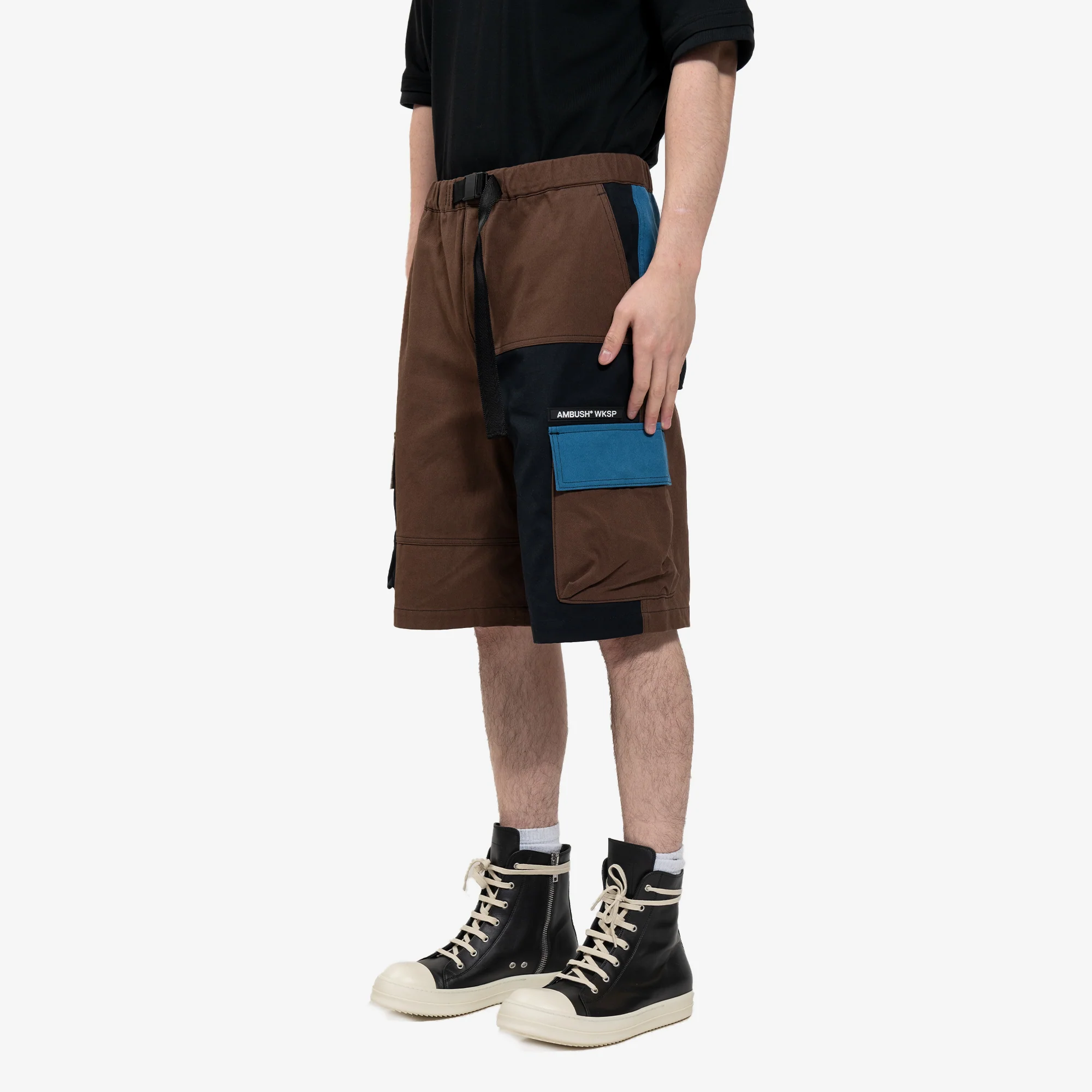Panelled Cargo Shorts - Image 3