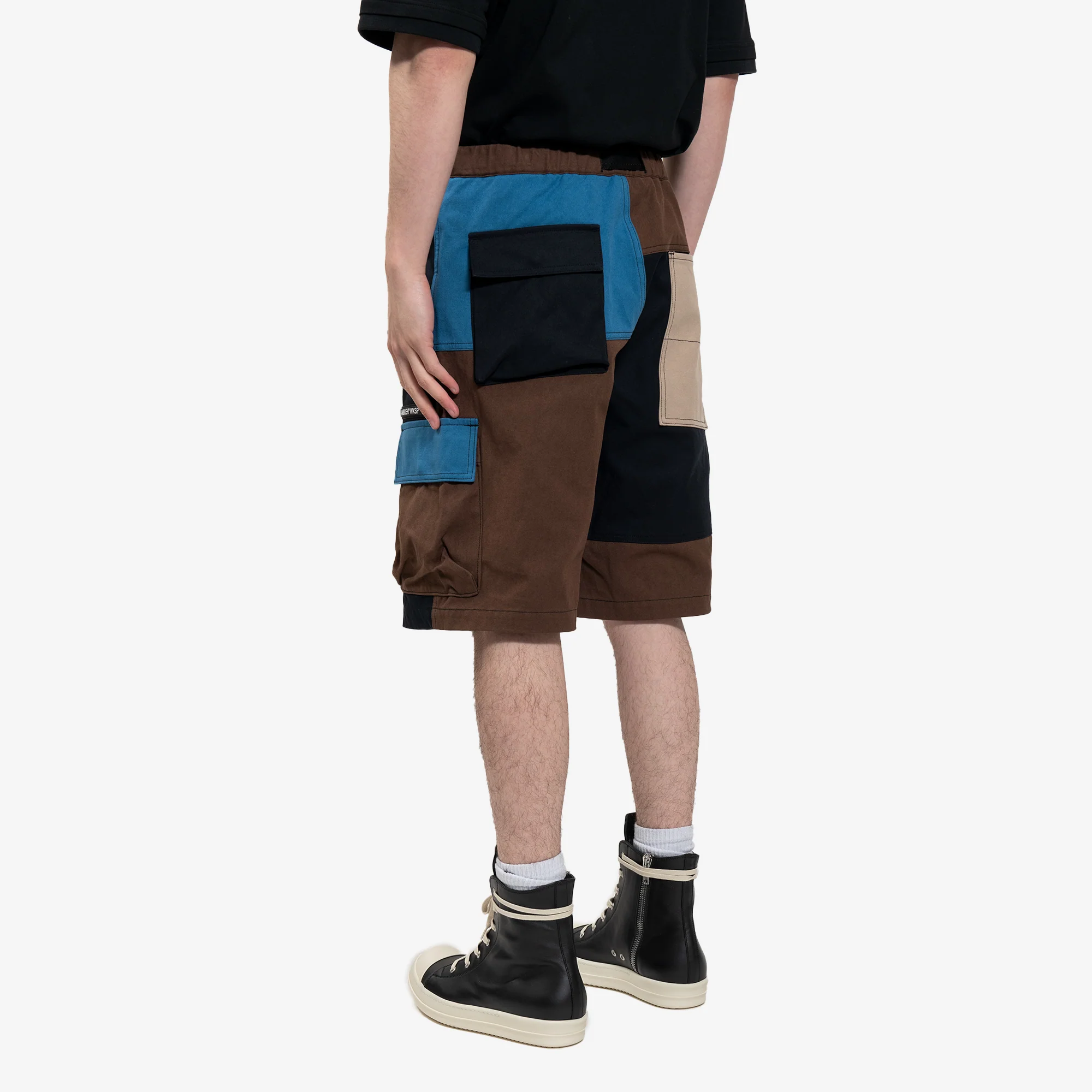 Panelled Cargo Shorts - Image 4