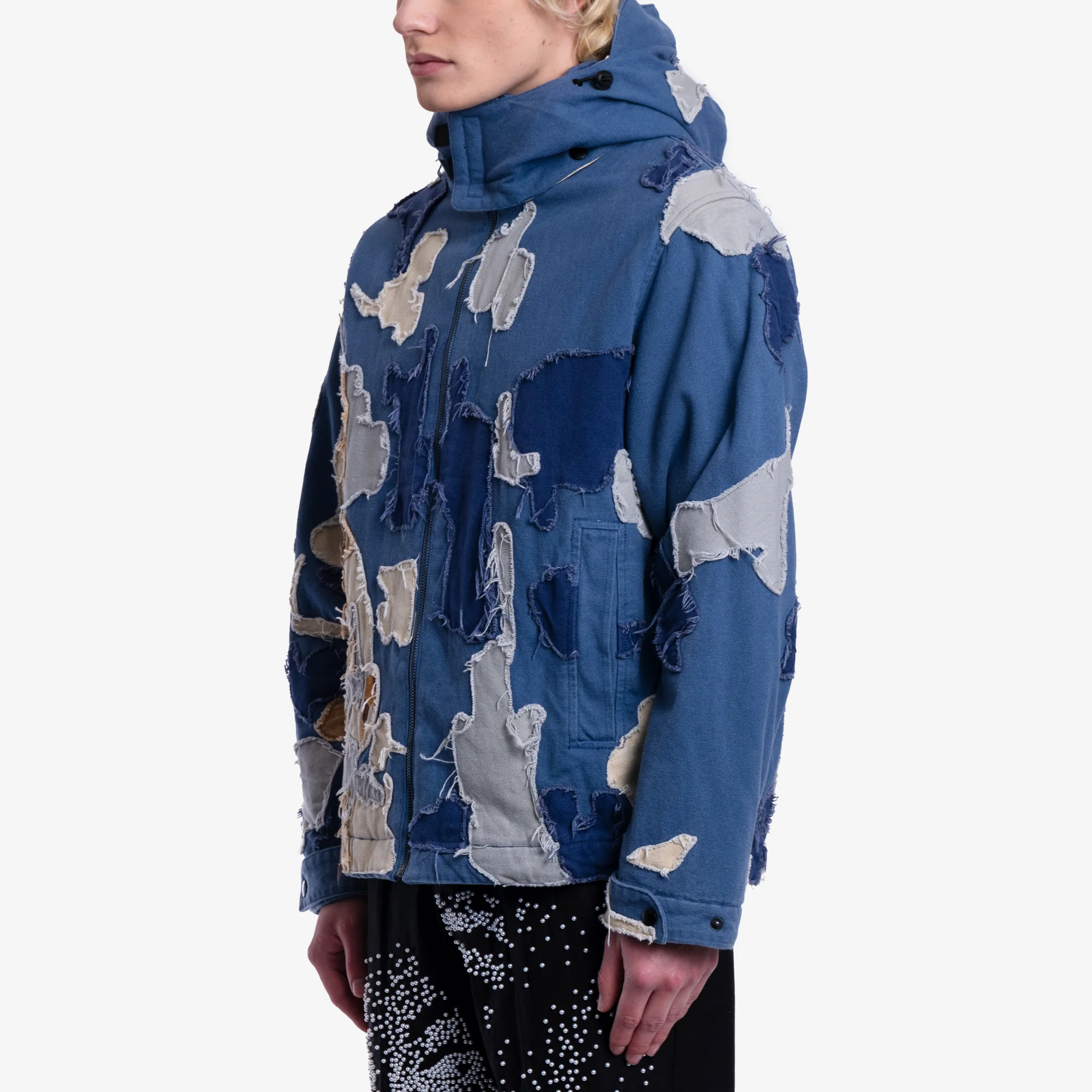 Patchwork Canvas Jacket - Image 3