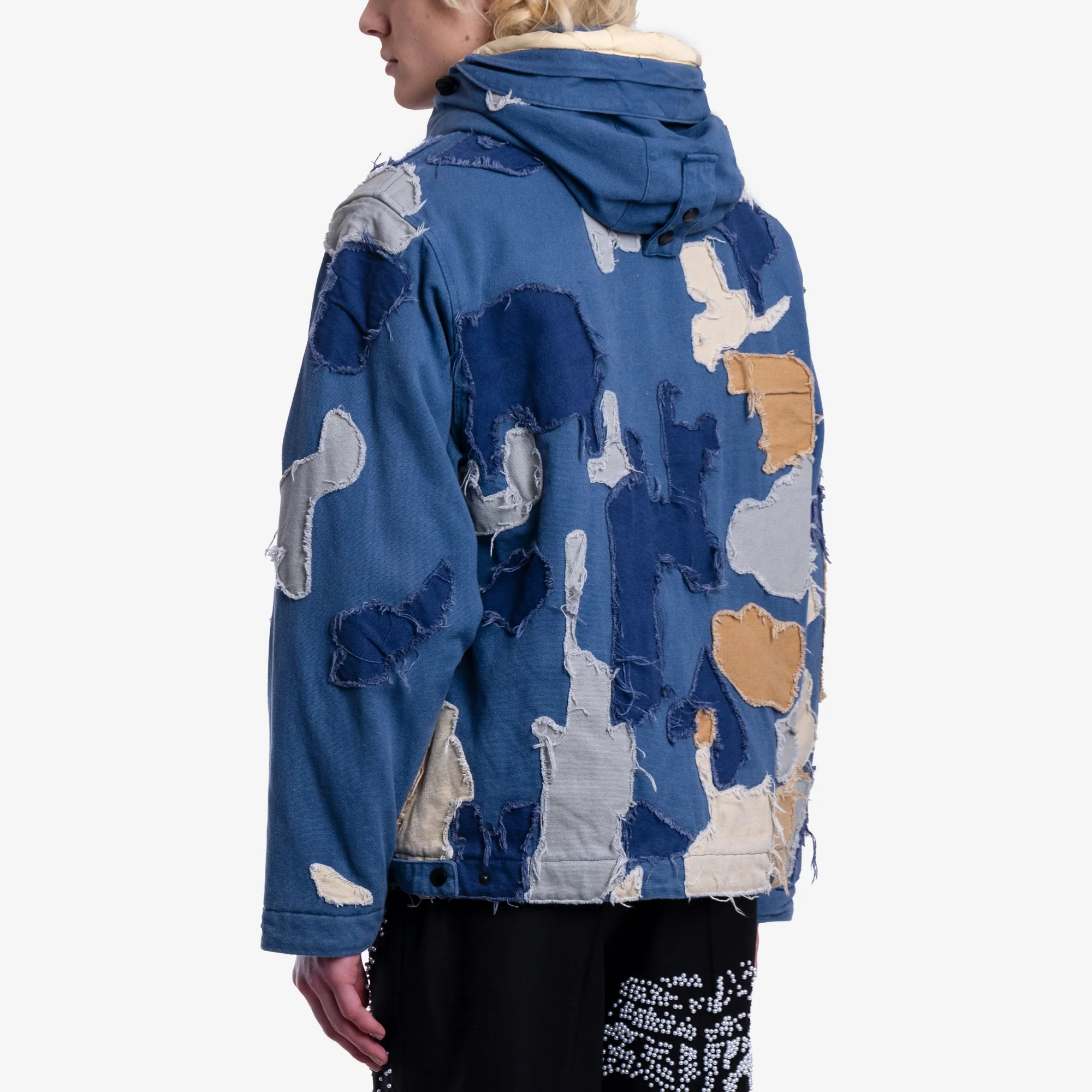 Patchwork Canvas Jacket - Image 4
