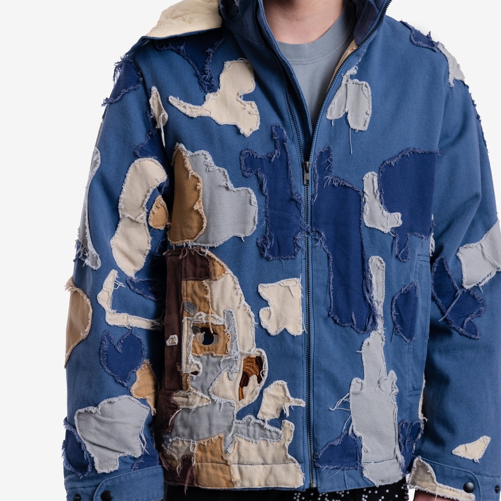 Patchwork Canvas Jacket - Image 5