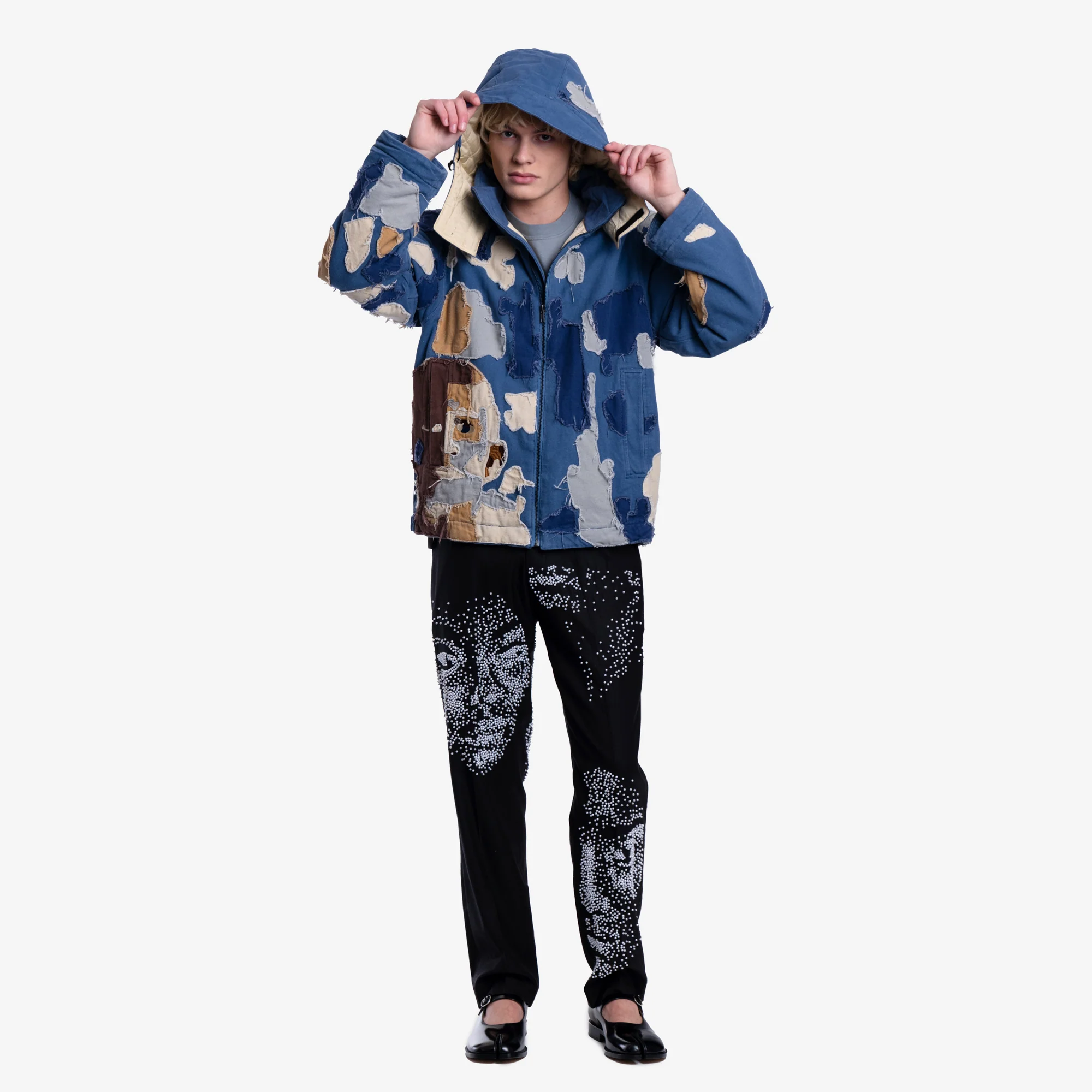 Patchwork Canvas Jacket - Image 7