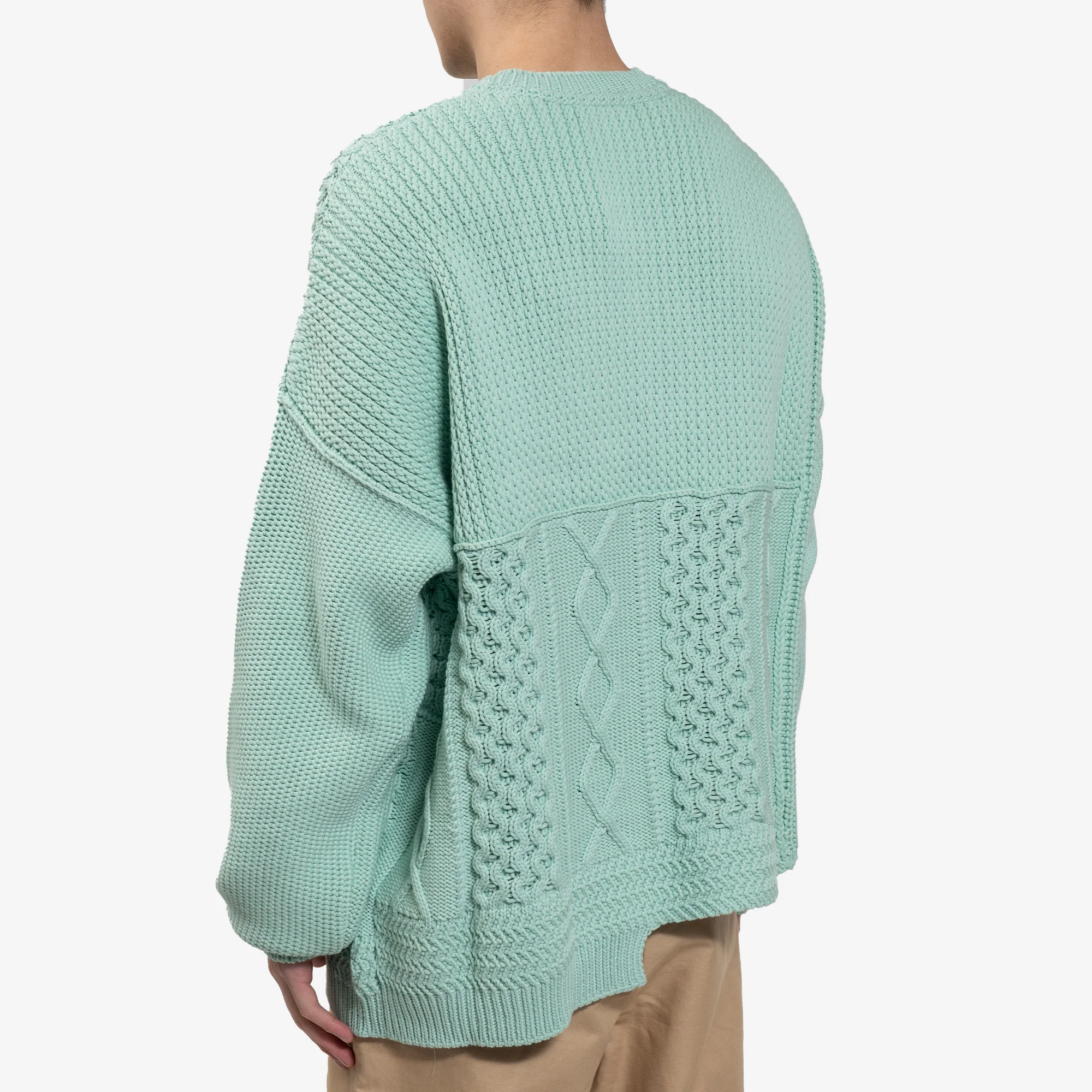Patchwork Knit Sweatshirt - Image 4