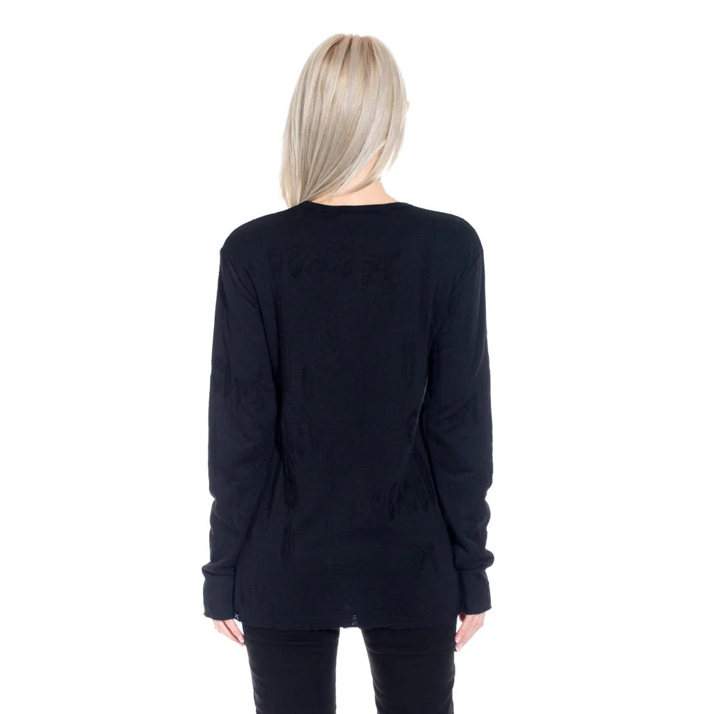 Peace Burnout Long Sleeve Tee - Image 6
