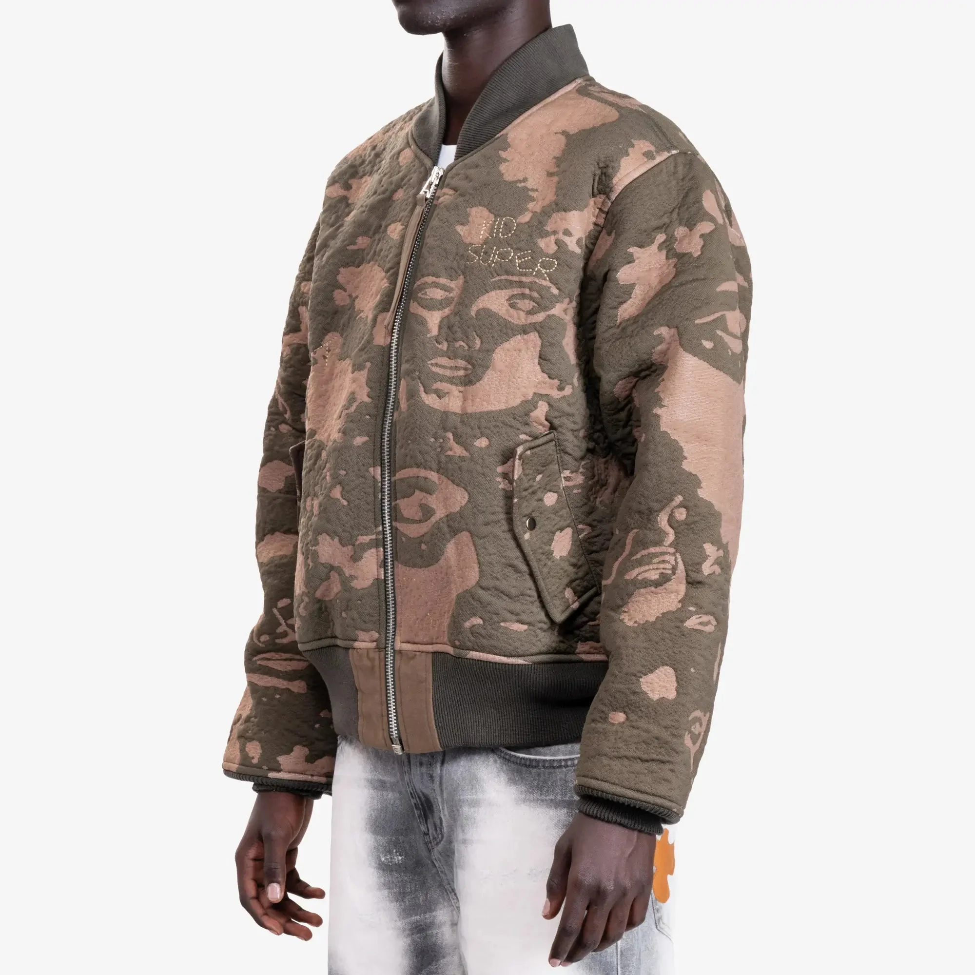 Piet 3D Knit Bomber Jacket - Image 3