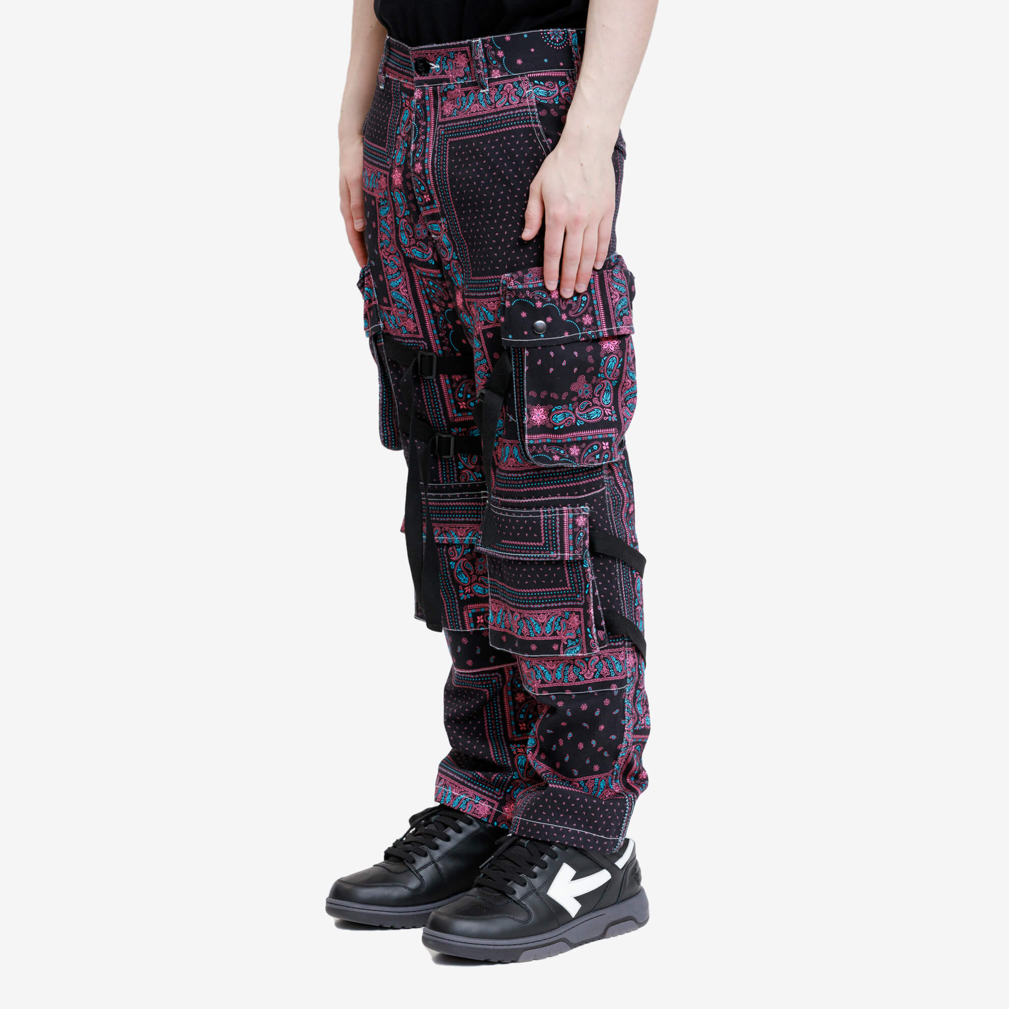 Pink Paisley Bondage Pants - Image 3