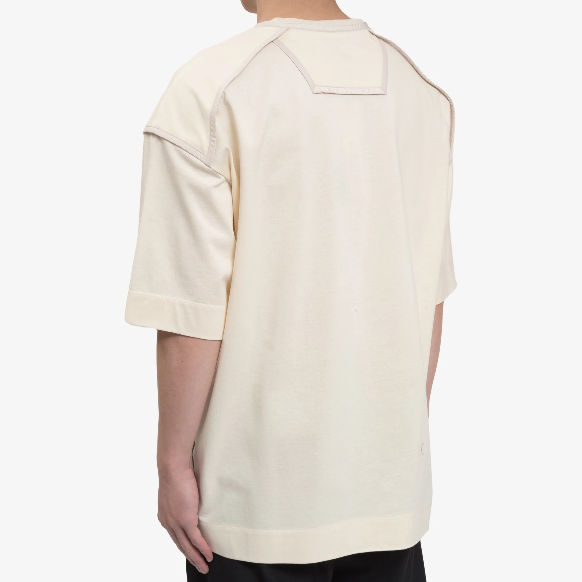 Piping Knit Collar T-Shirt - Image 4