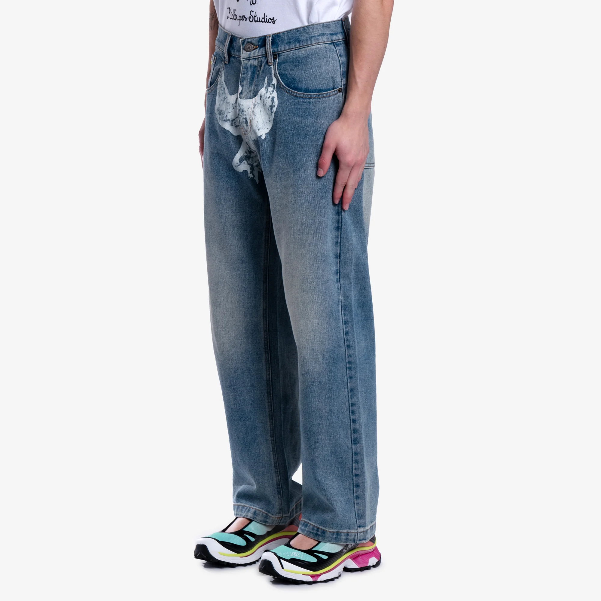 Printed Dove Jeans - Image 3