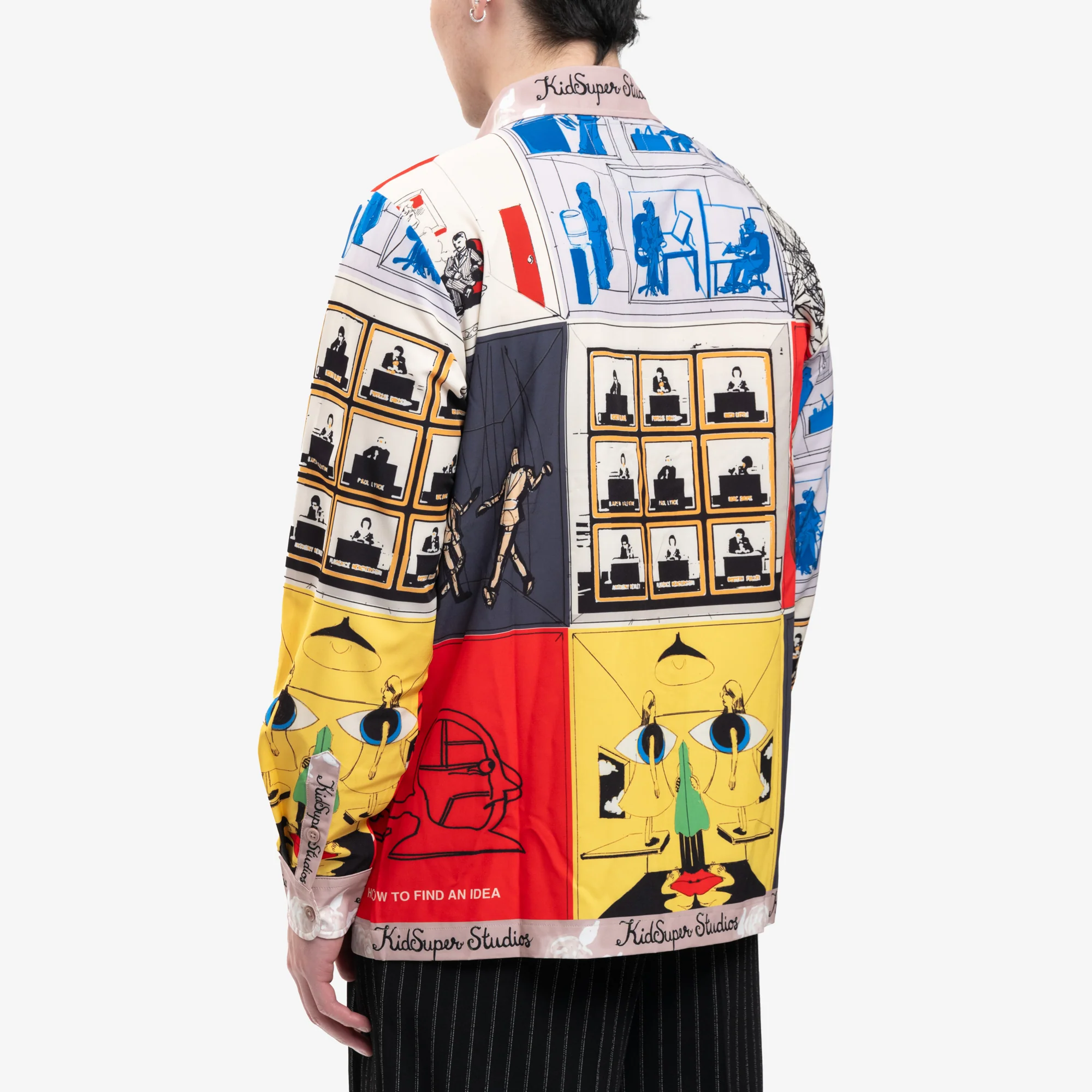 Printed Satin Shirt - Image 4