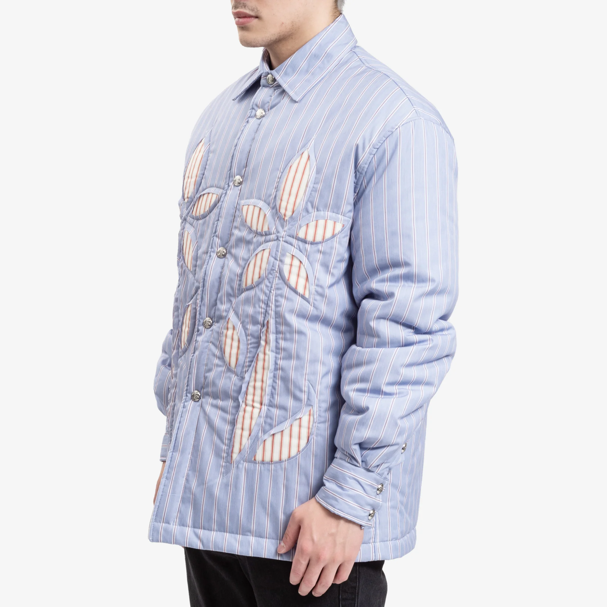 Puffed Overshirt Stripe Poplin - Image 3