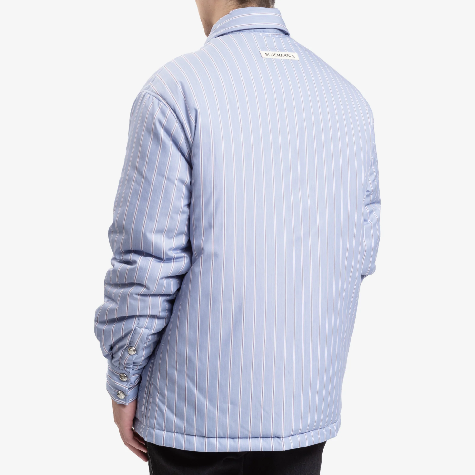 Puffed Overshirt Stripe Poplin - Image 4