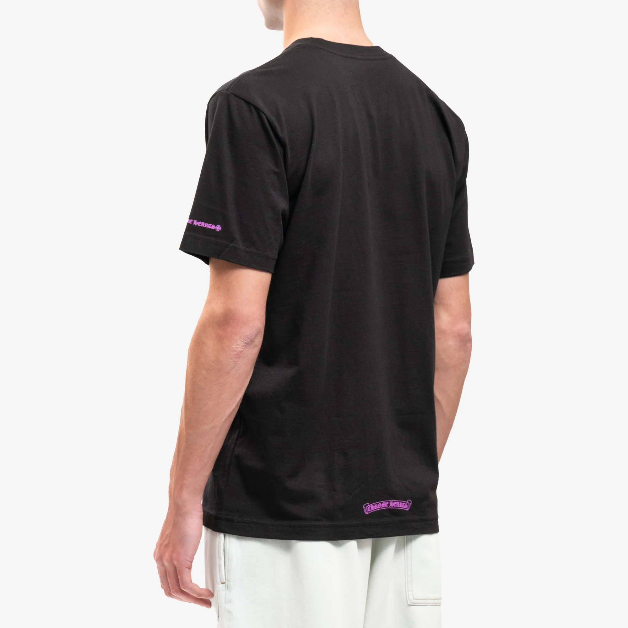 Purple Collar Script T-Shirt - Image 4