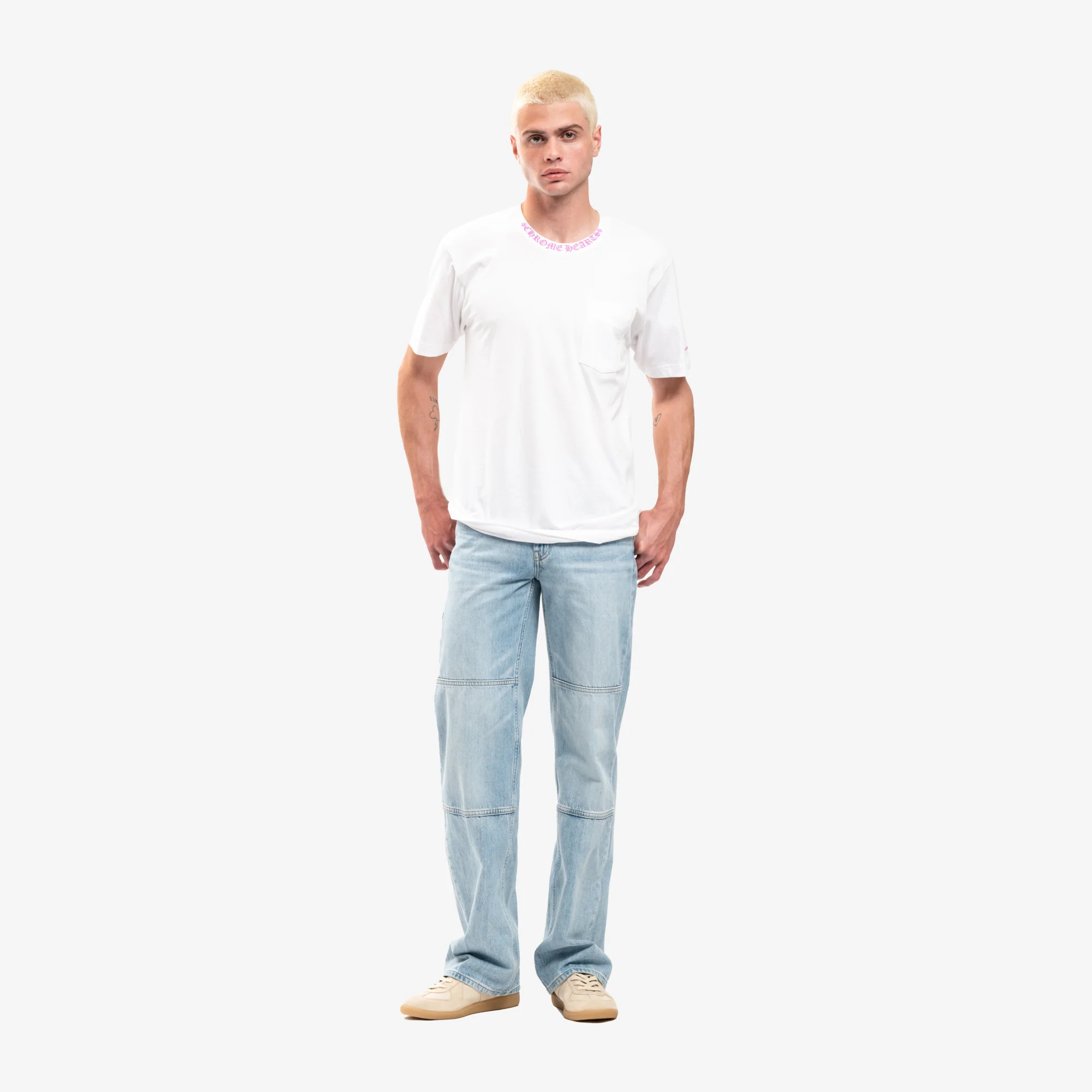 Purple Collar Script T-Shirt - Image 2