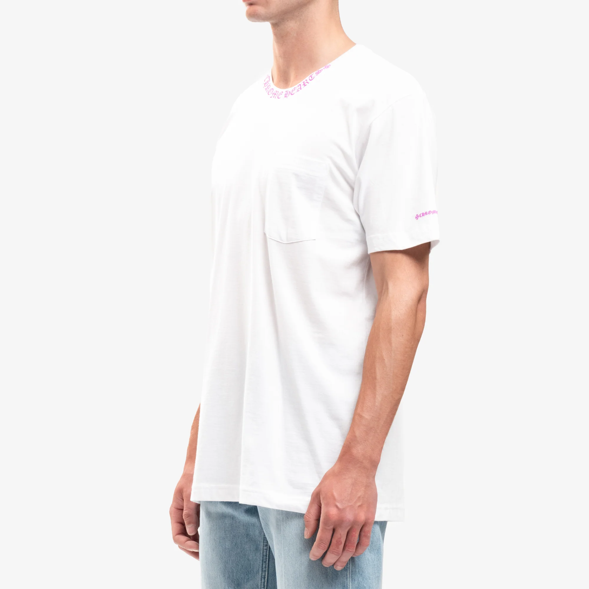 Purple Collar Script T-Shirt - Image 3
